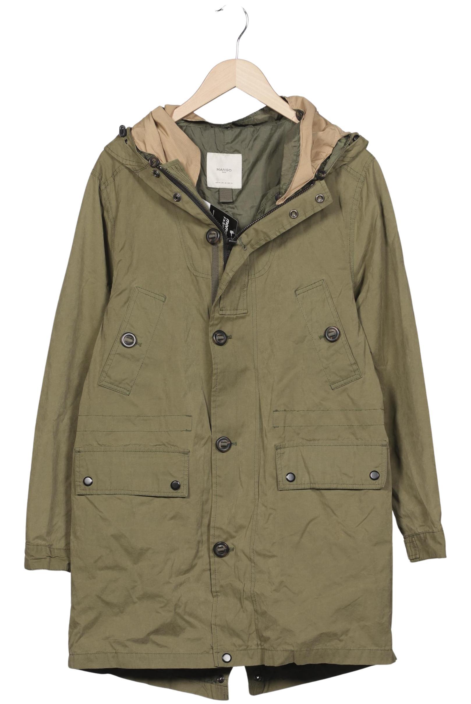 Thumbnail - Mango Herren Mantel, grün, Gr. 46