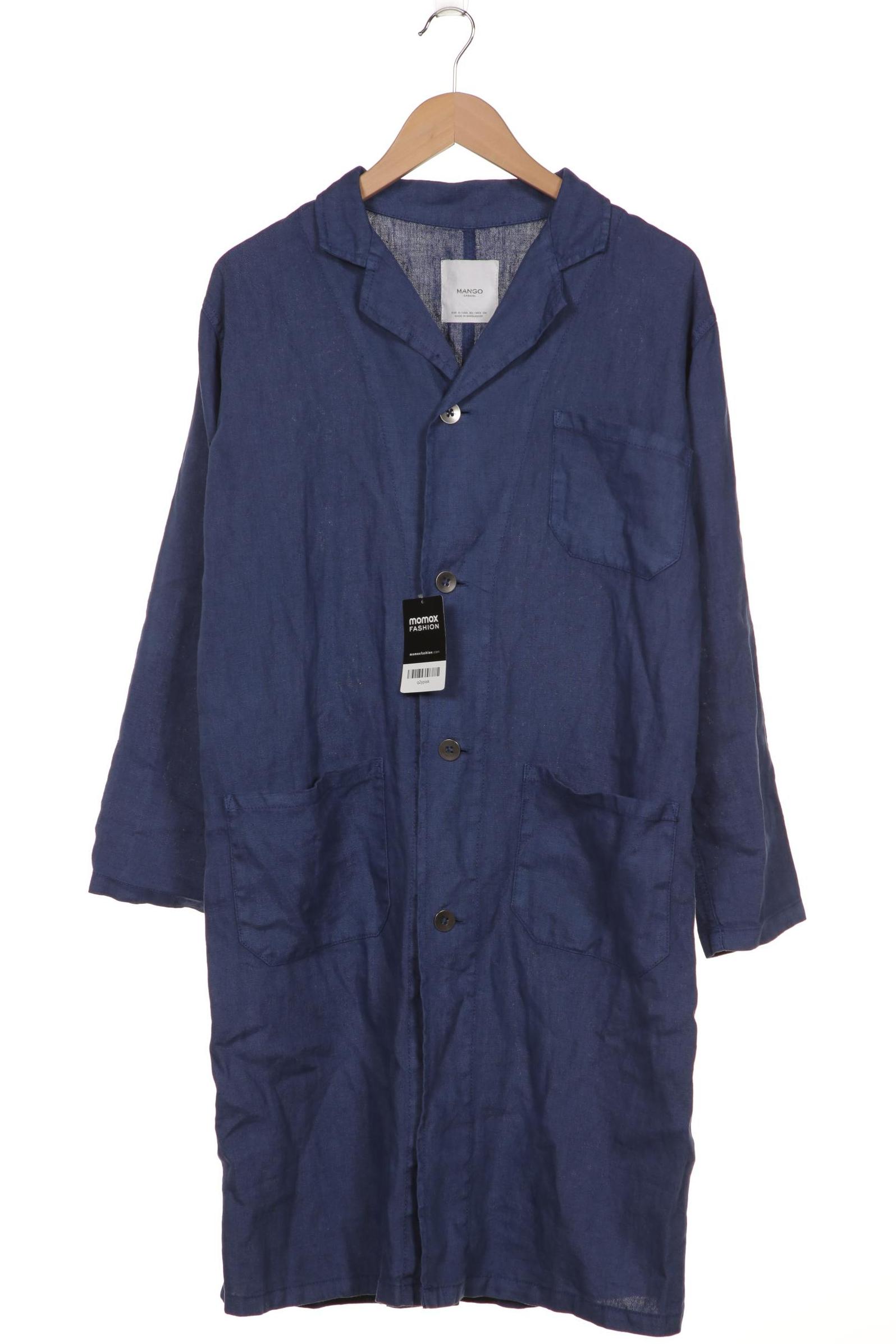 

Mango Herren Mantel, marineblau, Gr. 46