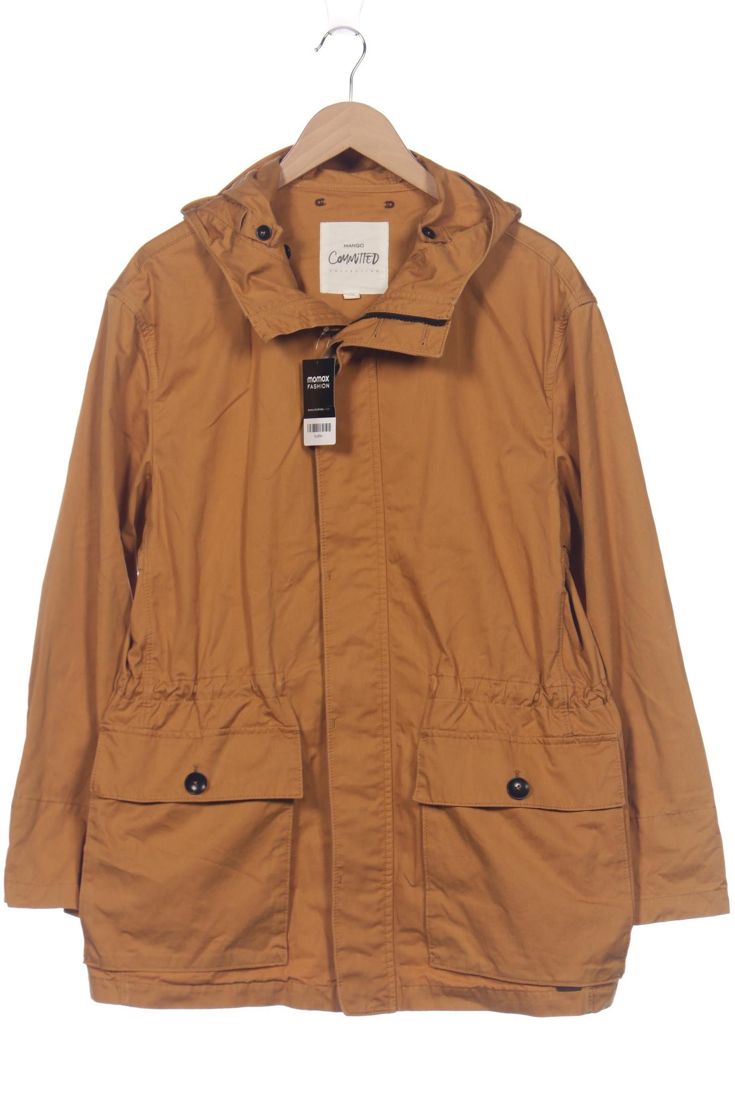 

Mango Herren Mantel, beige, Gr. 48