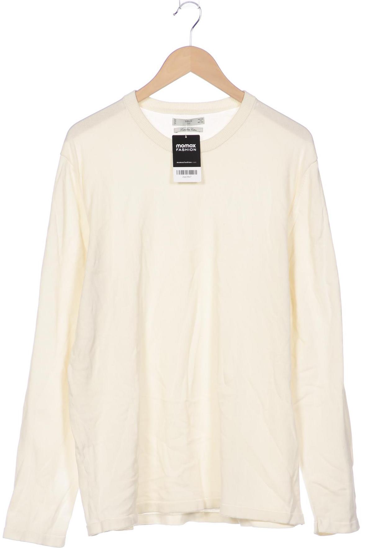 

MANGO Herren Pullover, cremeweiß