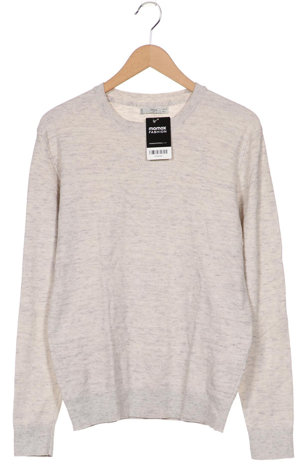 

MANGO Herren Pullover, cremeweiß