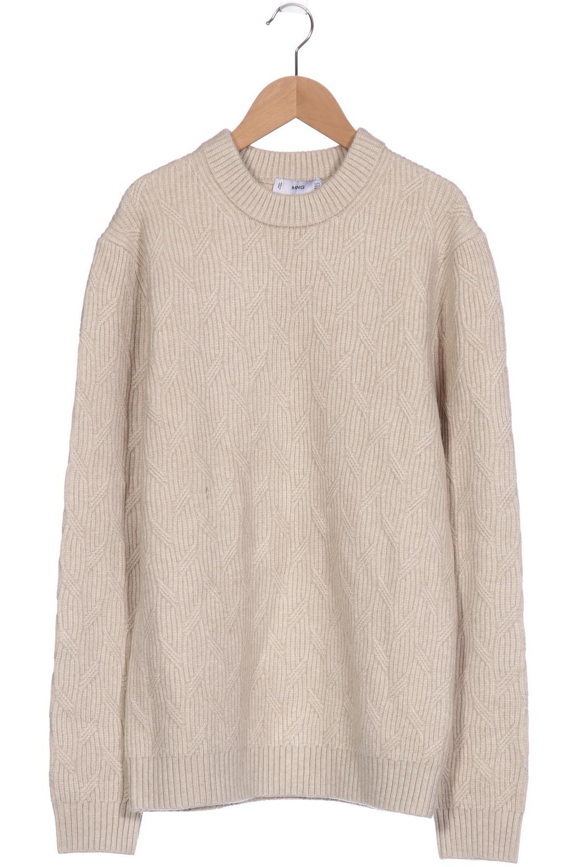 

Mango Herren Pullover, cremeweiß, Gr. 48