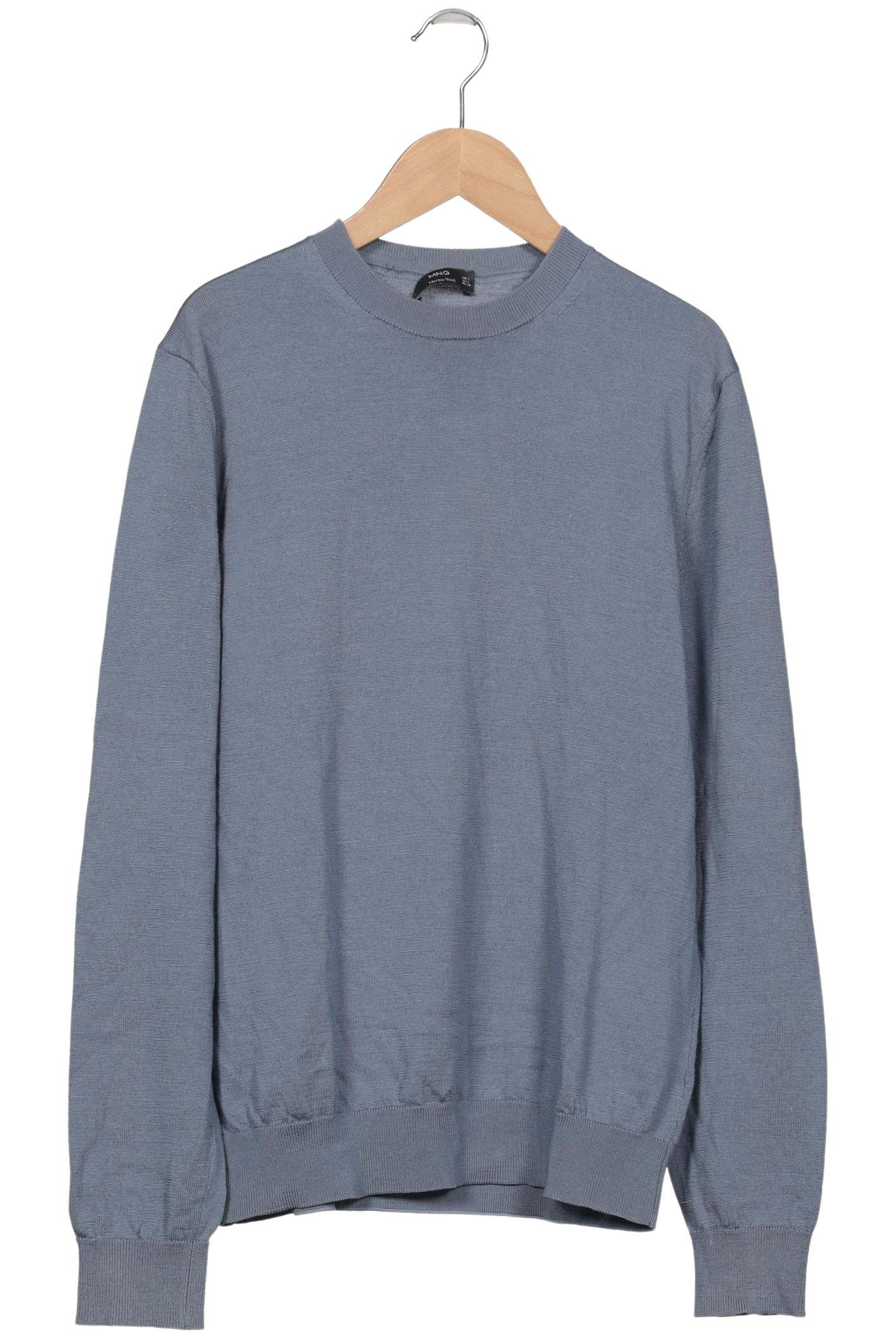 

Mango Herren Pullover, blau, Gr. 46