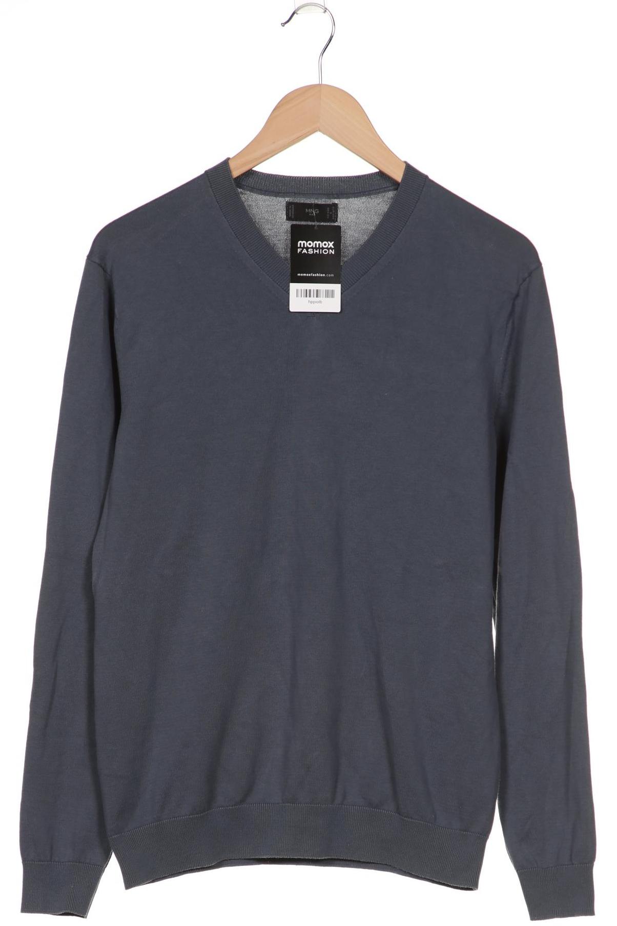 

MANGO Herren Pullover, blau