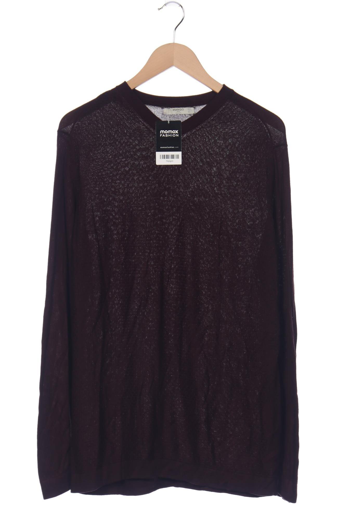 

Mango Herren Pullover, bordeaux, Gr. 52