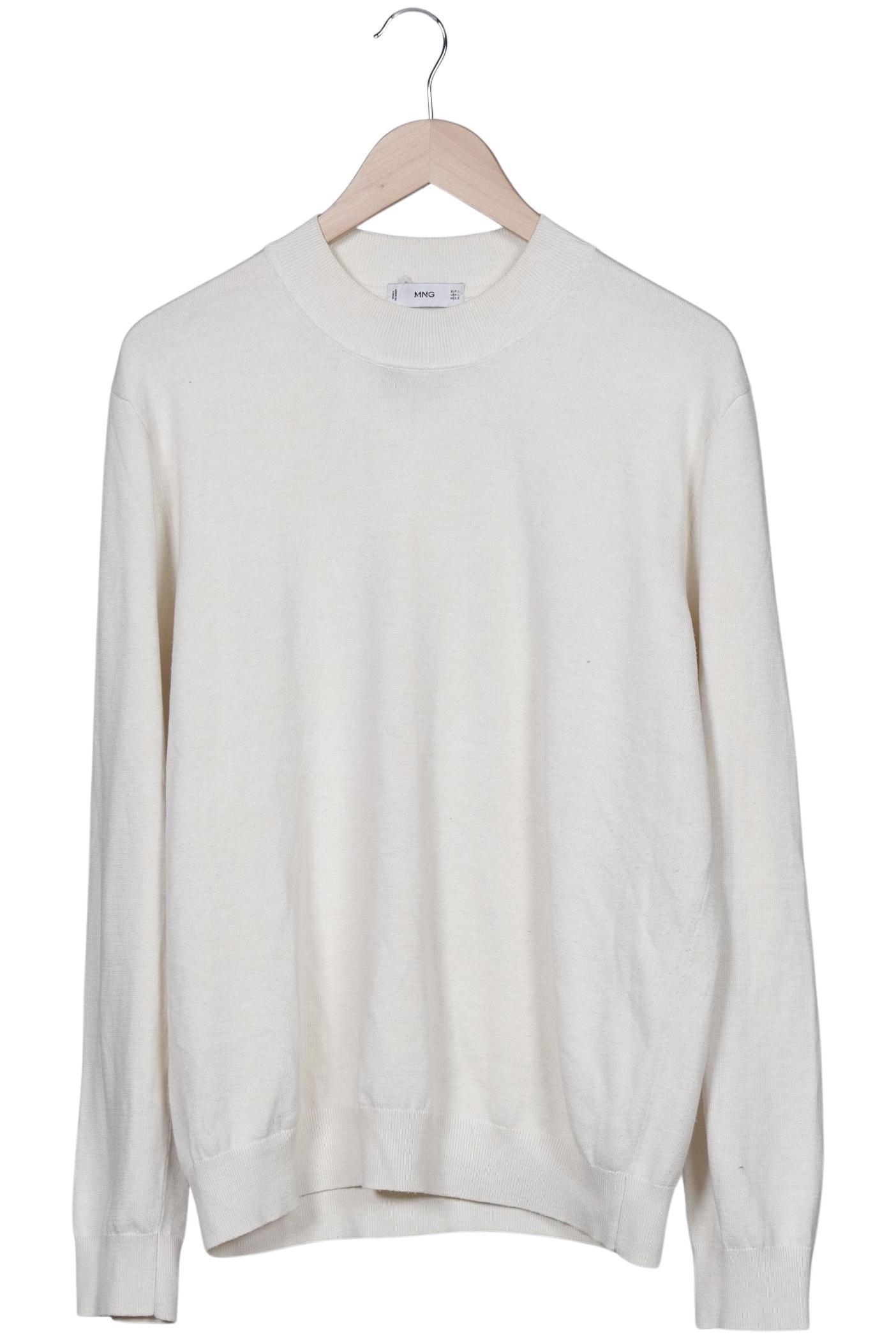 

Mango Herren Pullover, cremeweiß, Gr. 52