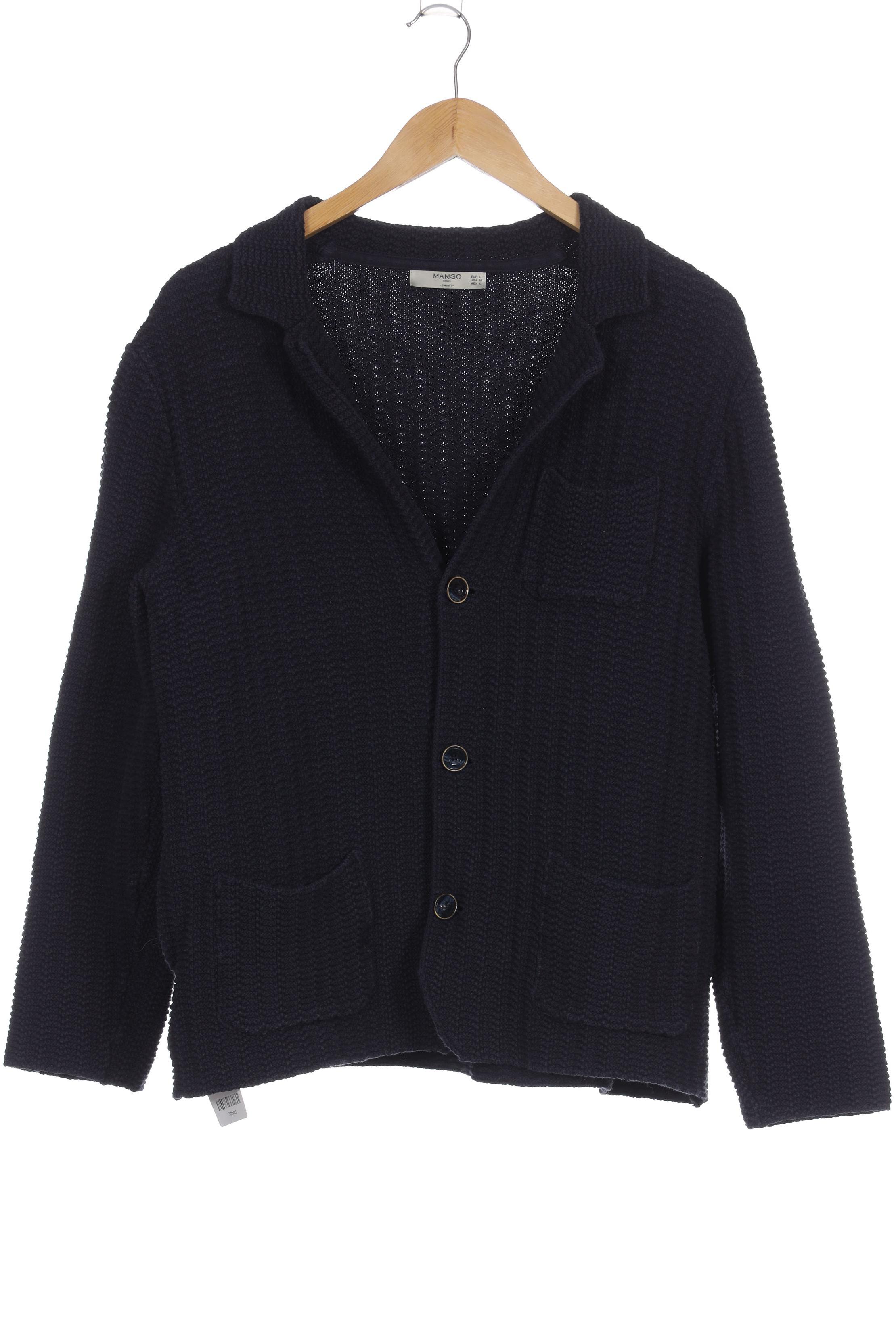 

Mango Herren Strickjacke, blau, Gr.