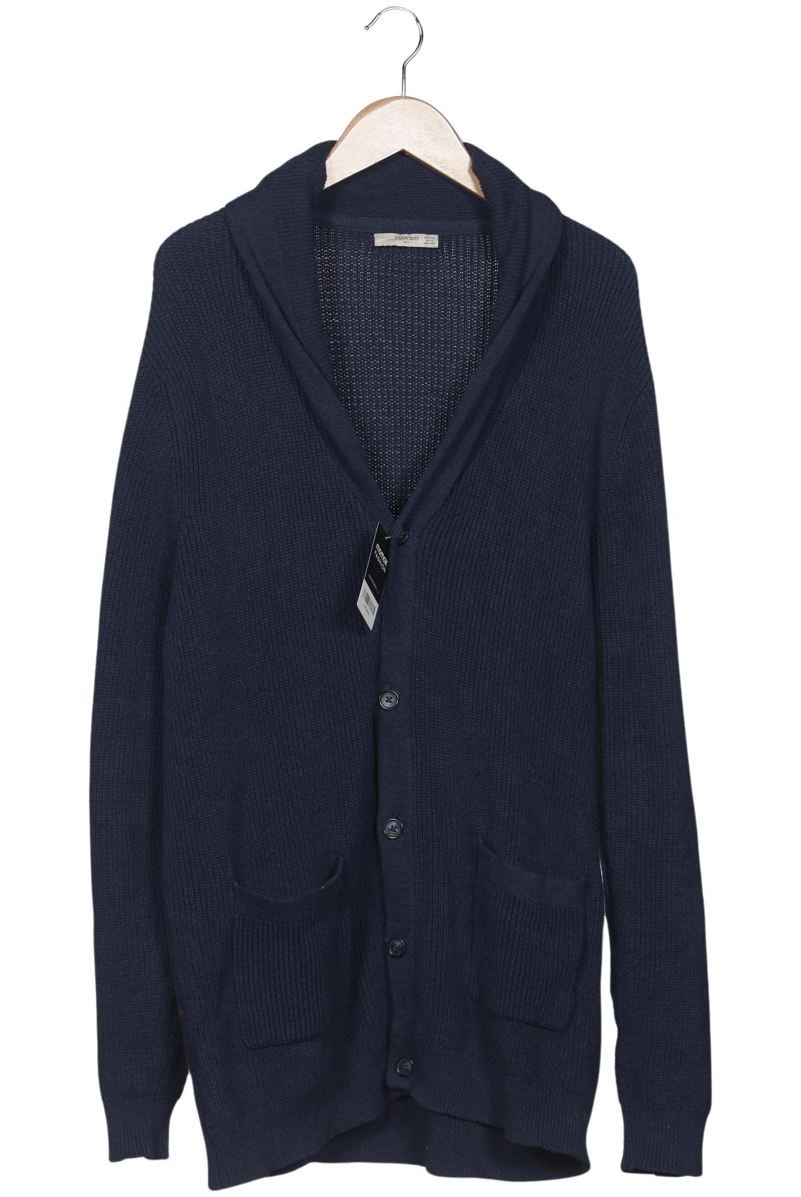 

Mango Herren Strickjacke, marineblau, Gr. 56