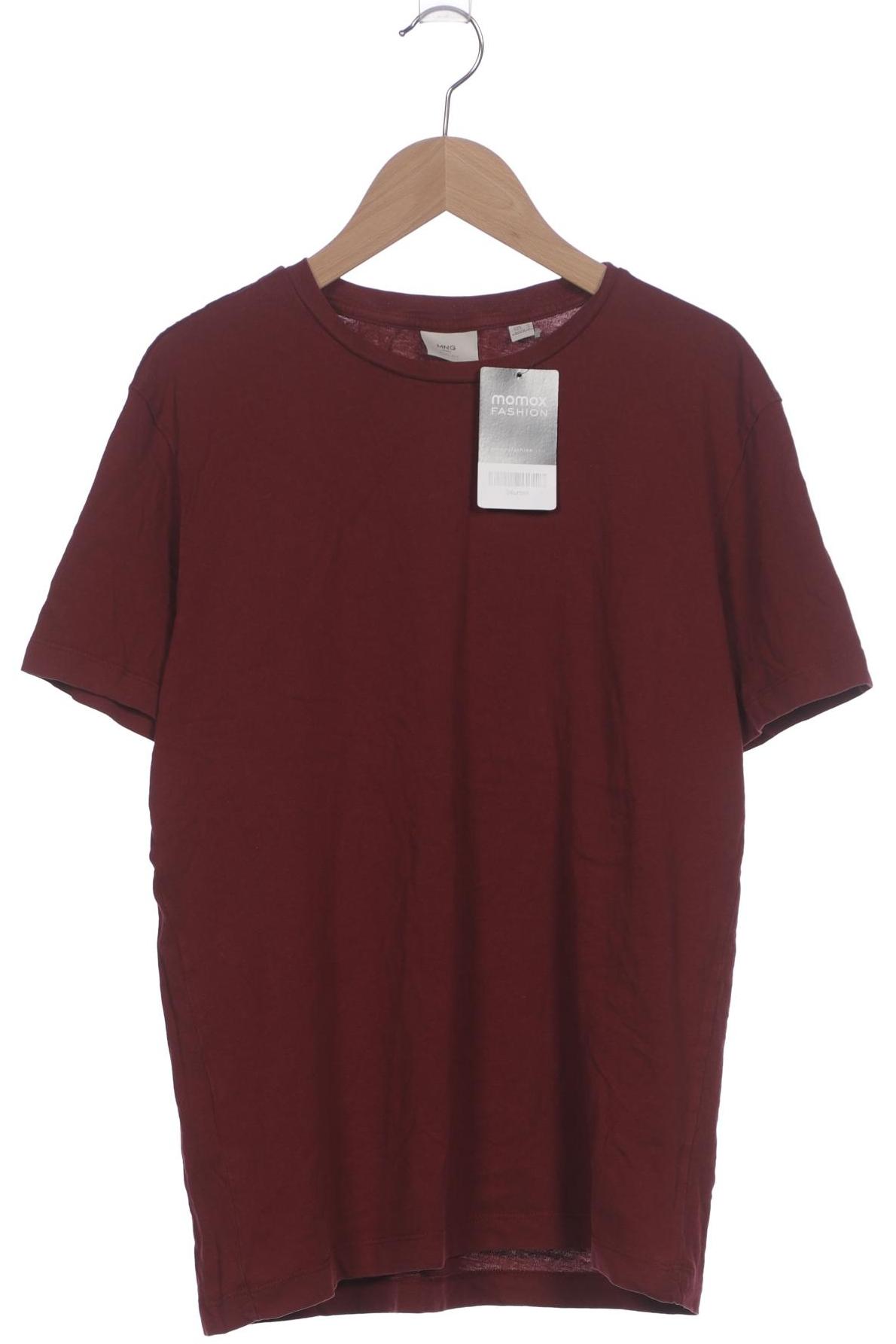 

Mango Herren T-Shirt, bordeaux, Gr. 48