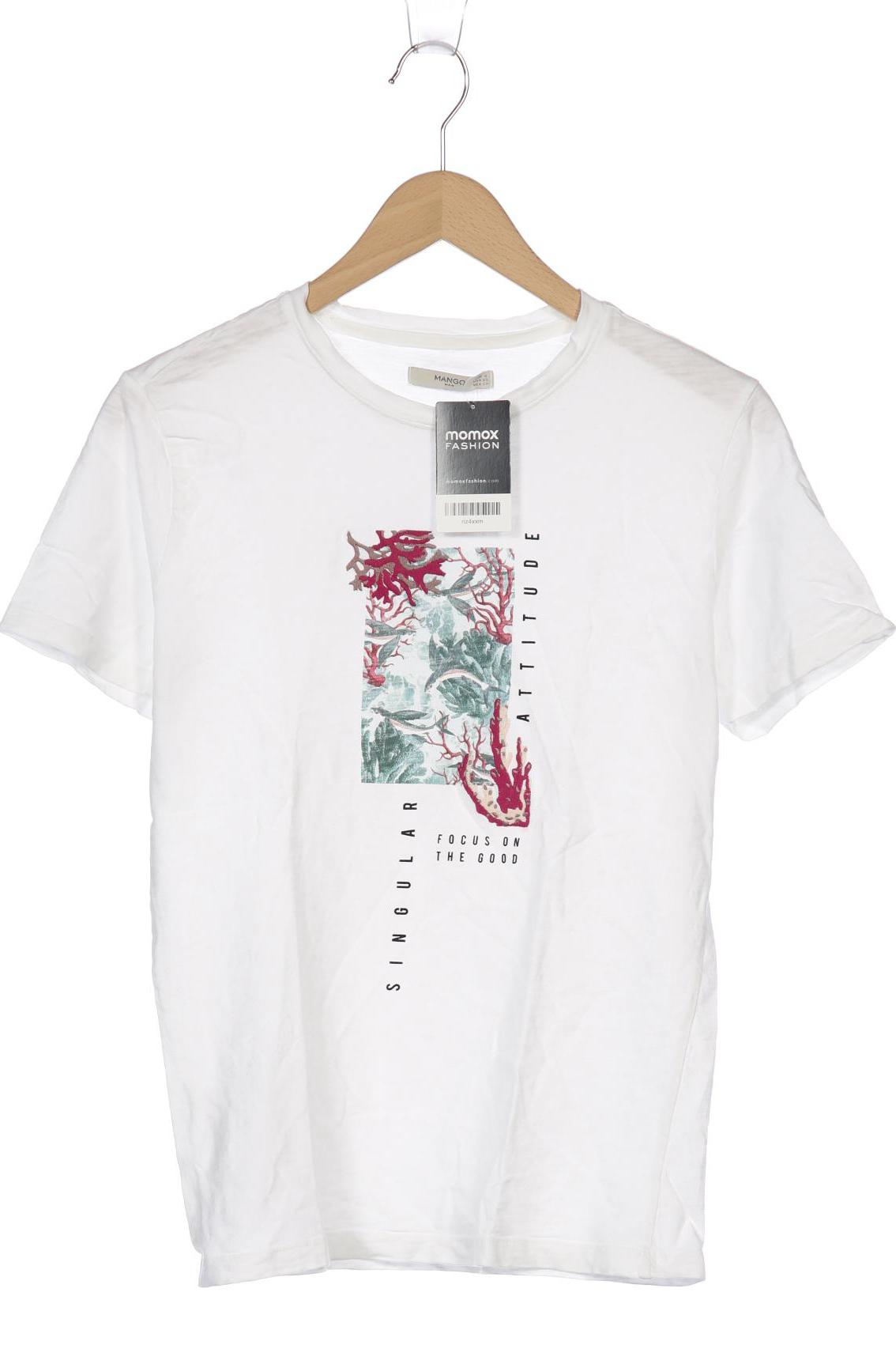 

MANGO Herren T-Shirt, weiß