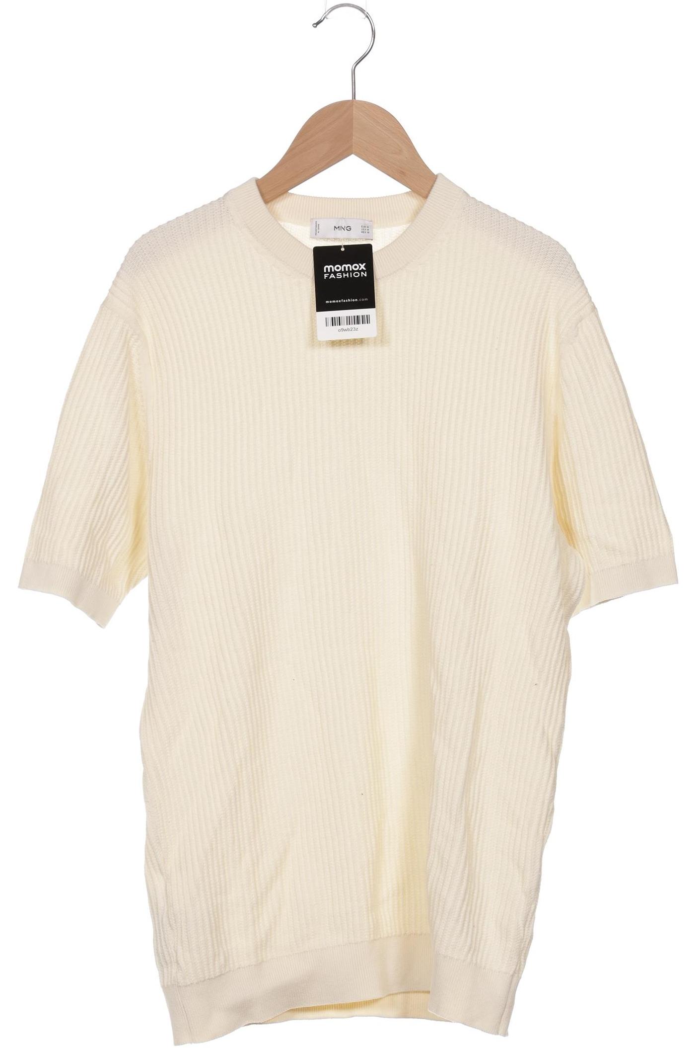 

Mango Herren T-Shirt, cremeweiß, Gr. 48