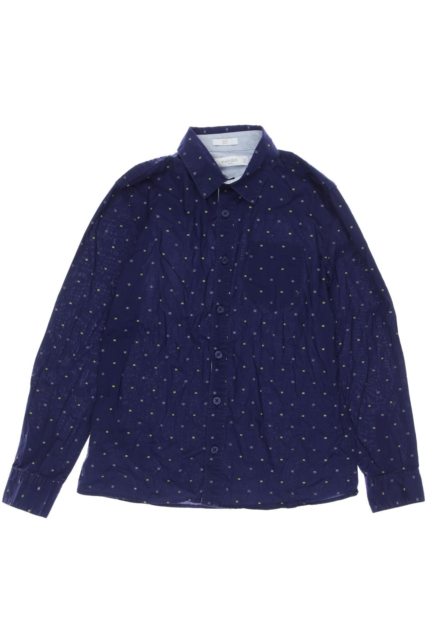

Mango Herren Hemd, marineblau, Gr. 140