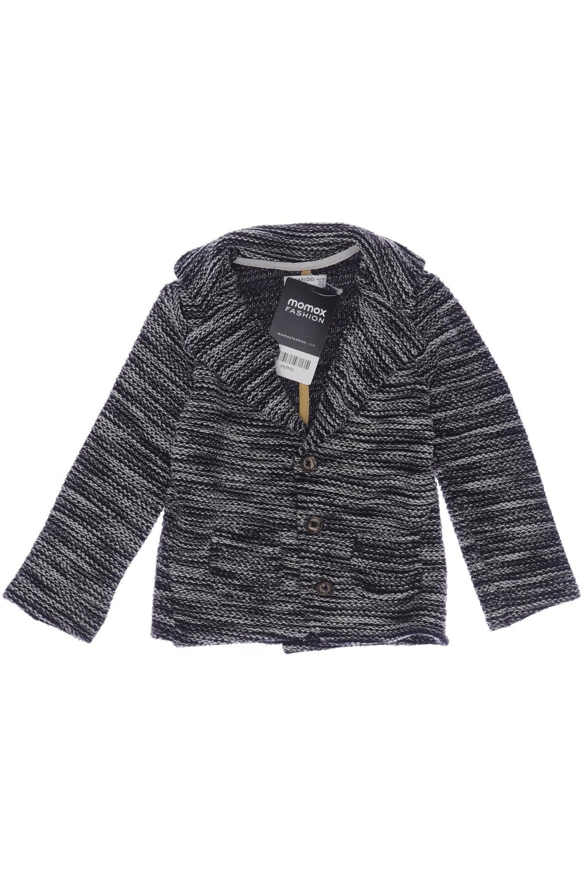 

MANGO Jungen Strickjacke, schwarz