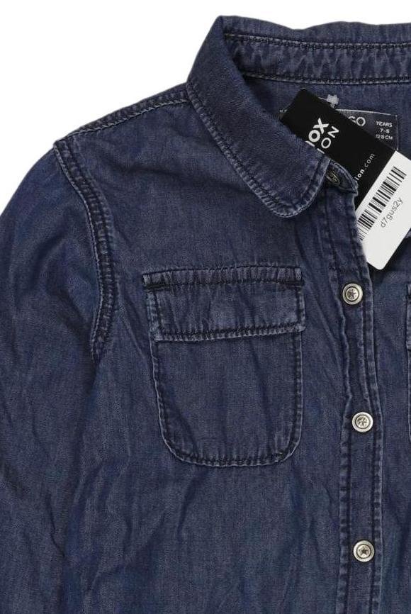 Thumbnail - Mango Mädchen Bluse, blau, Gr. 128