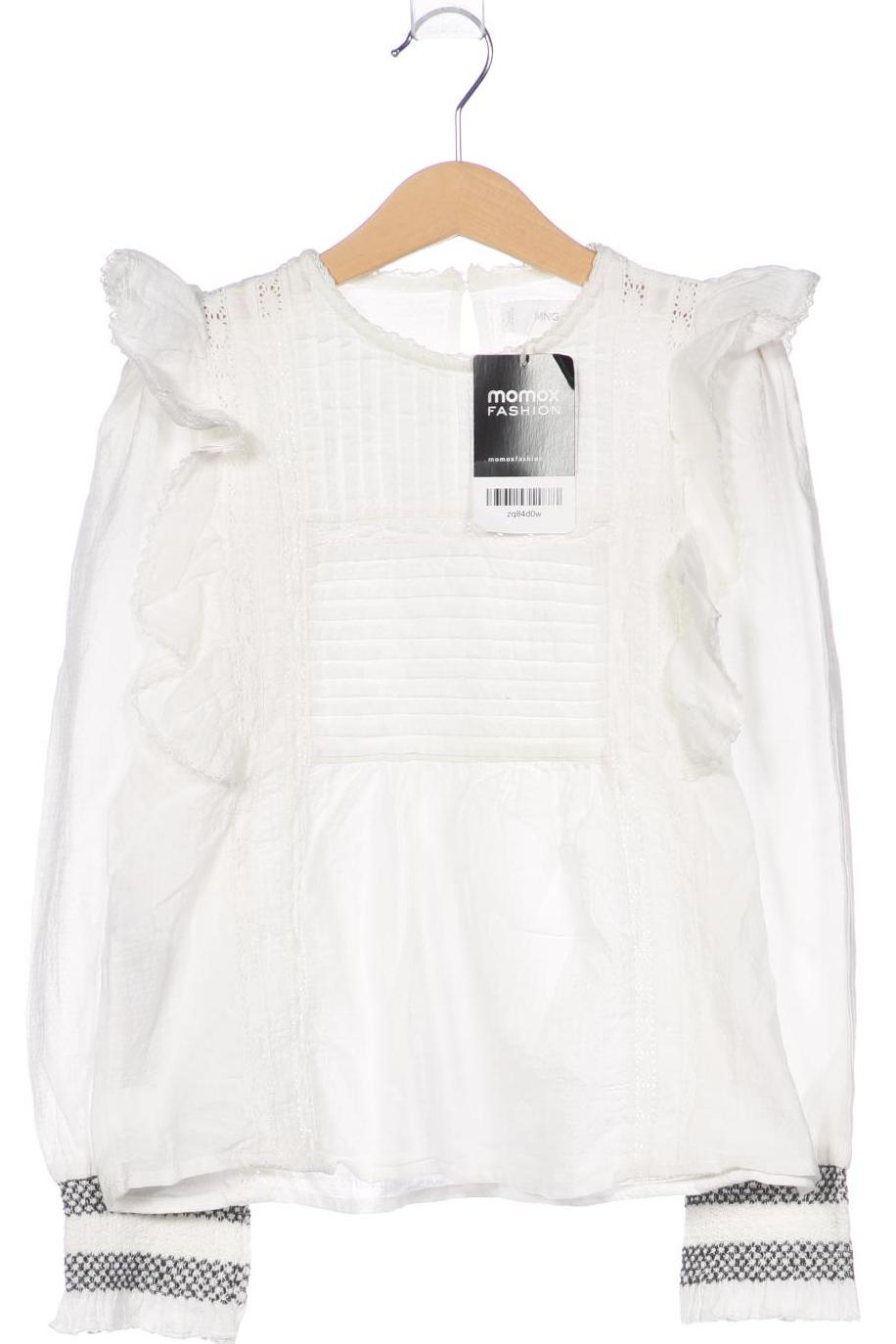 

MANGO Mädchen Bluse, weiß