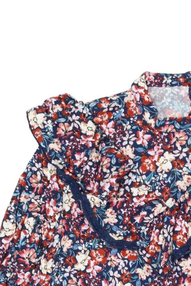 Thumbnail - Mango Mädchen Bluse, marineblau, Gr. 152