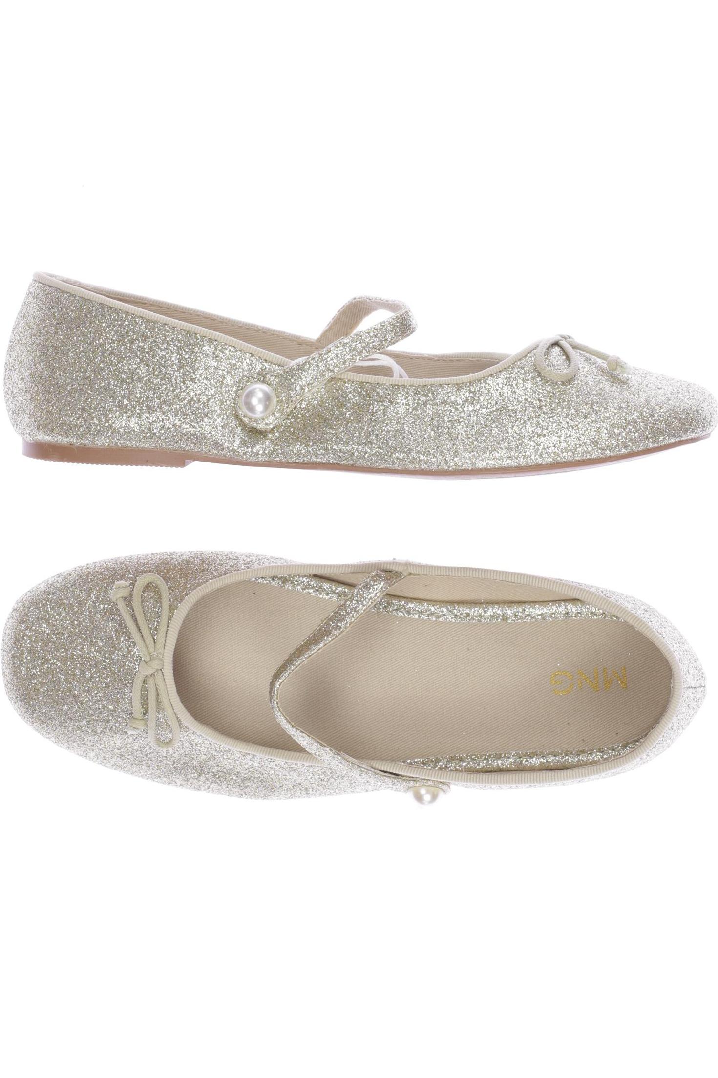 

Mango Damen Kinderschuhe, gold, Gr. 34