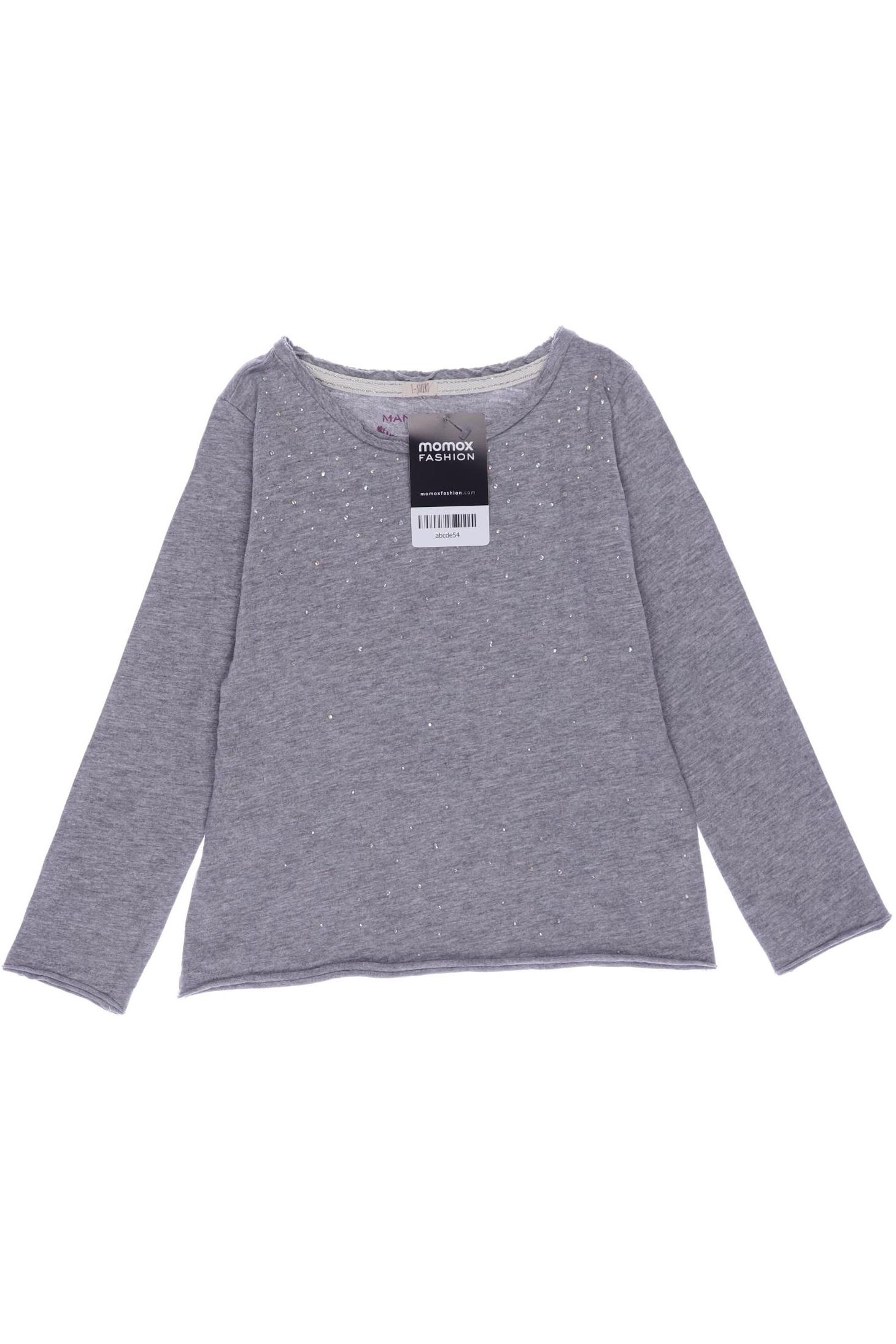 

Mango Damen Langarmshirt, grau, Gr. 110