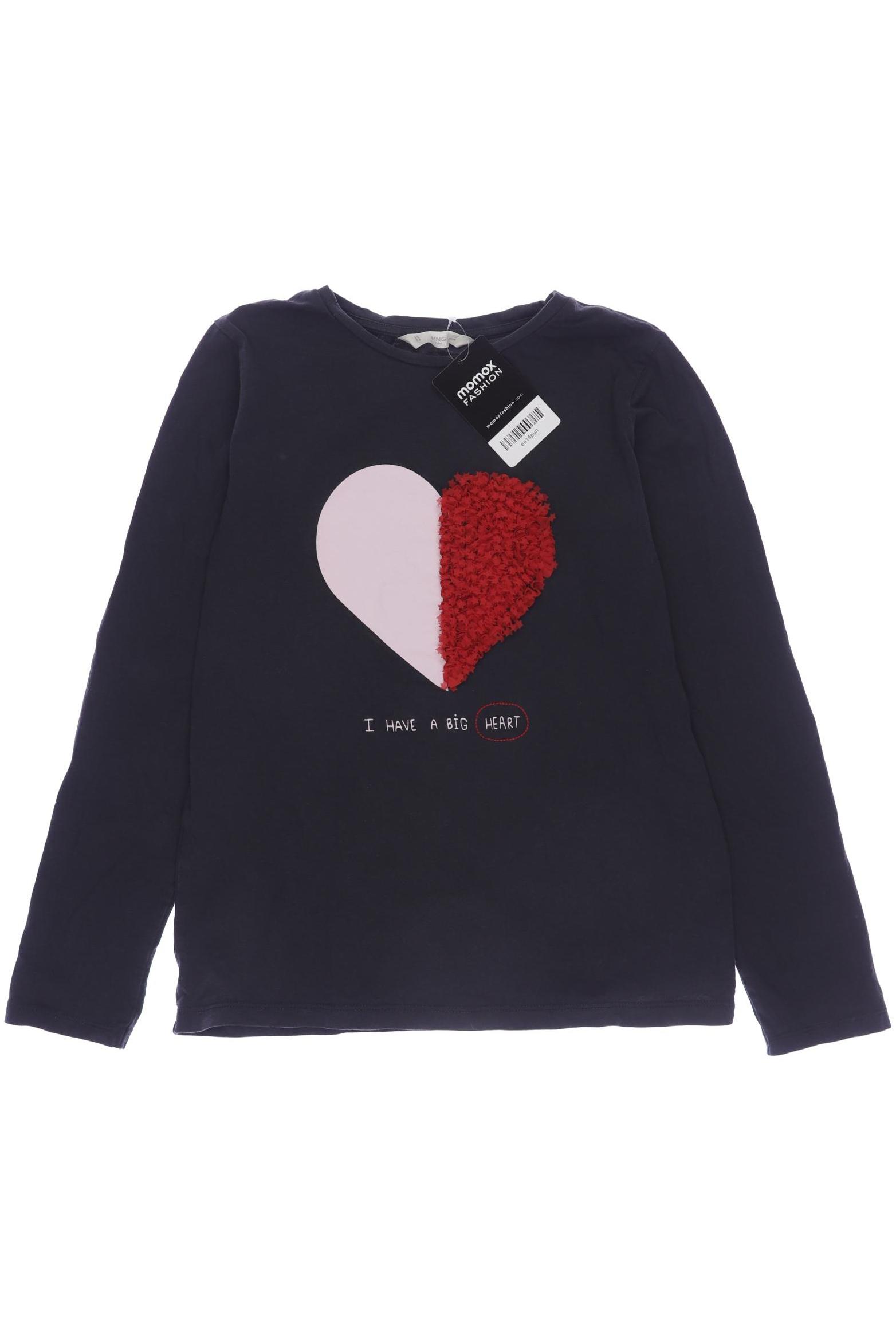 

Mango Damen Langarmshirt, grau, Gr. 152