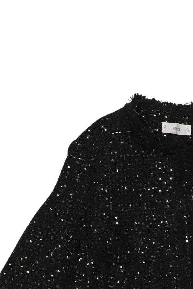 Thumbnail - Mango Mädchen Strickjacke, schwarz, Gr. 134