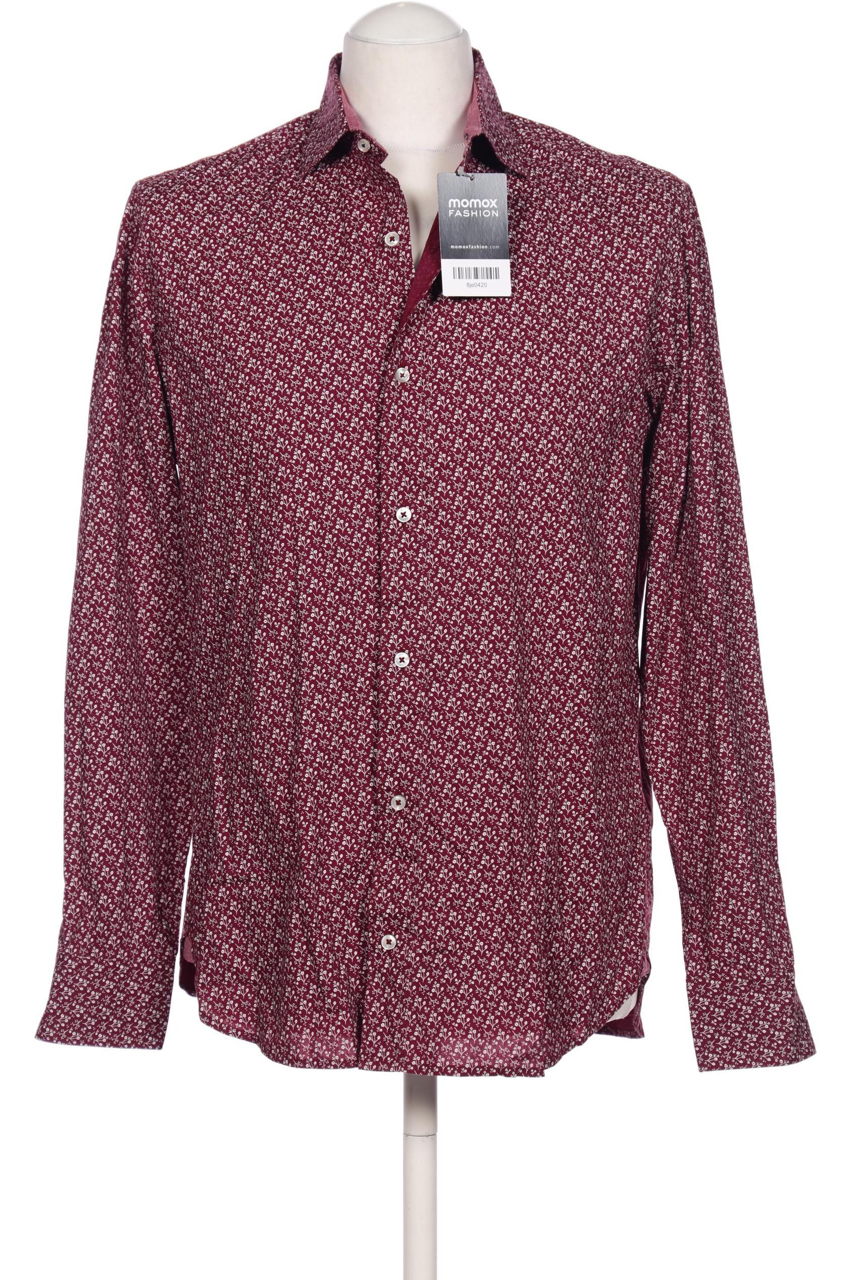 

Mango MAN Herren Hemd, bordeaux, Gr. 48