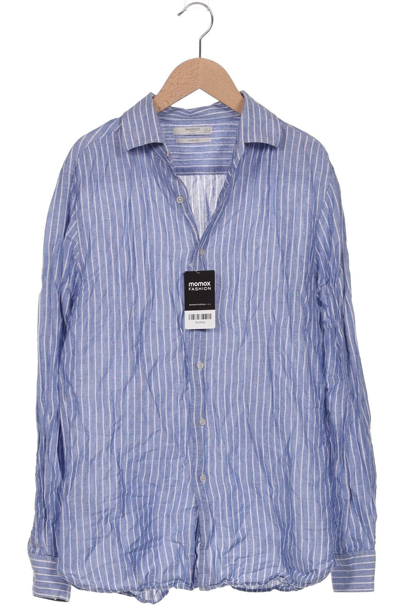 

Mango MAN Herren Hemd, blau, Gr. 46
