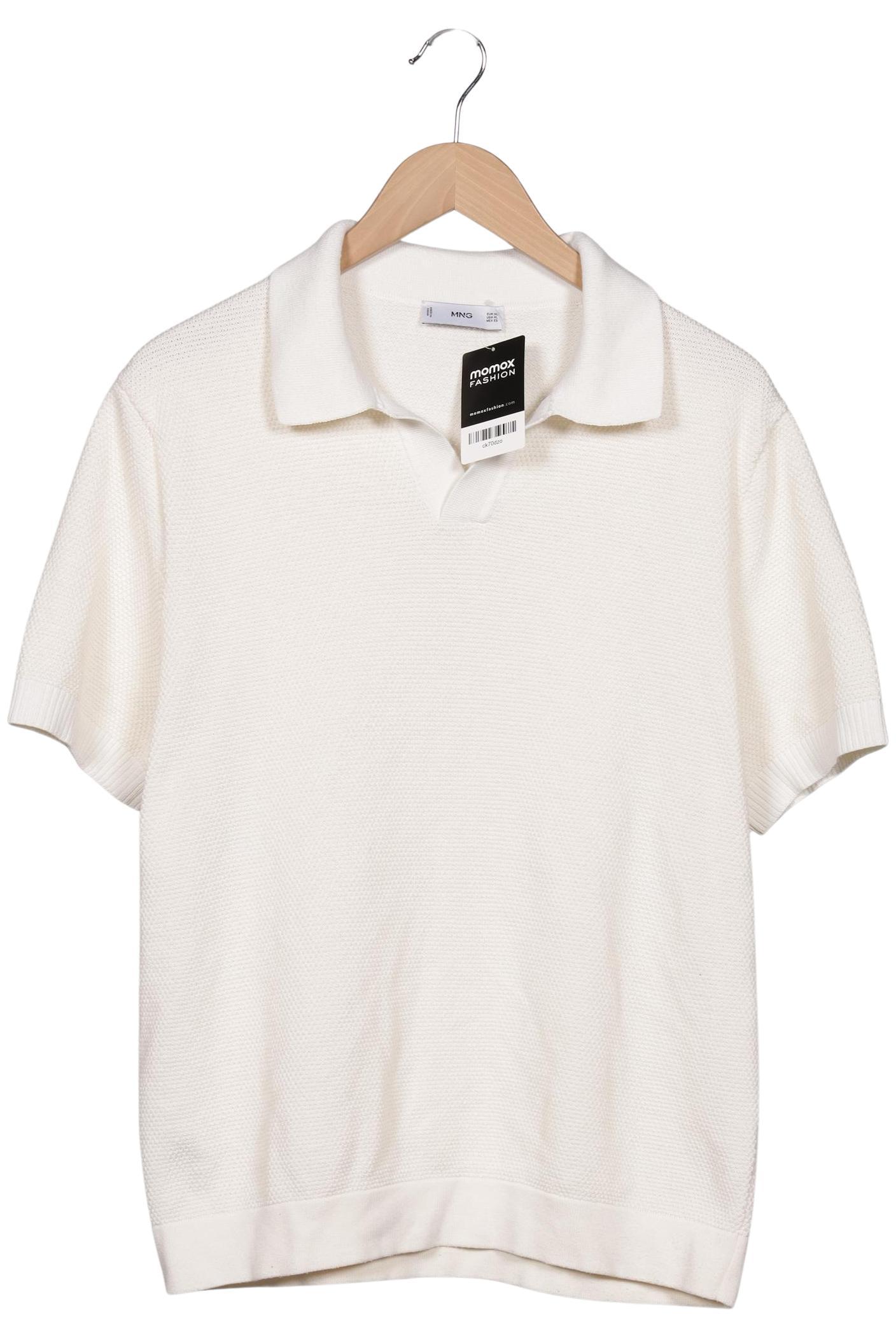 Thumbnail - Mango MAN Herren Poloshirt, cremeweiß, Gr. 54