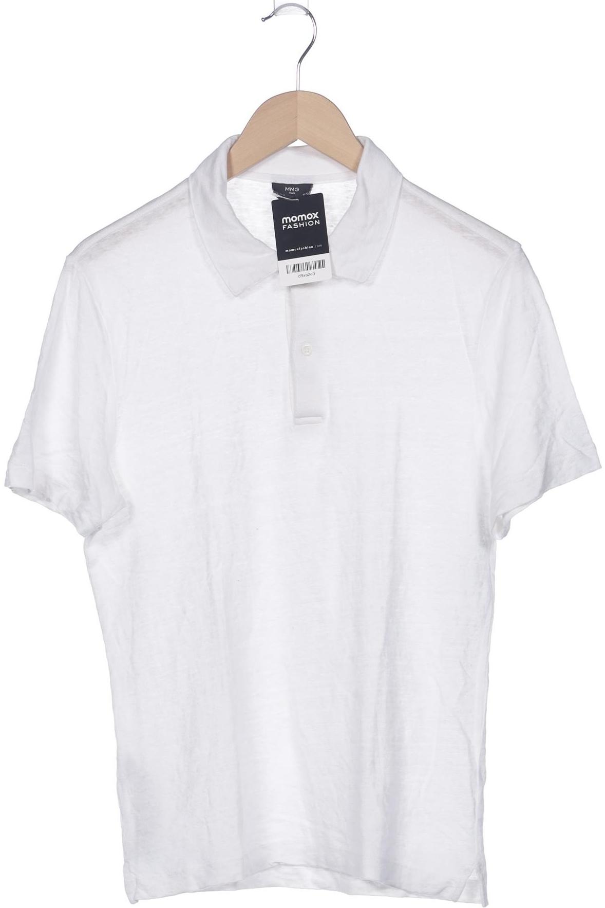 

Mango MAN Herren Poloshirt, weiß, Gr. 48