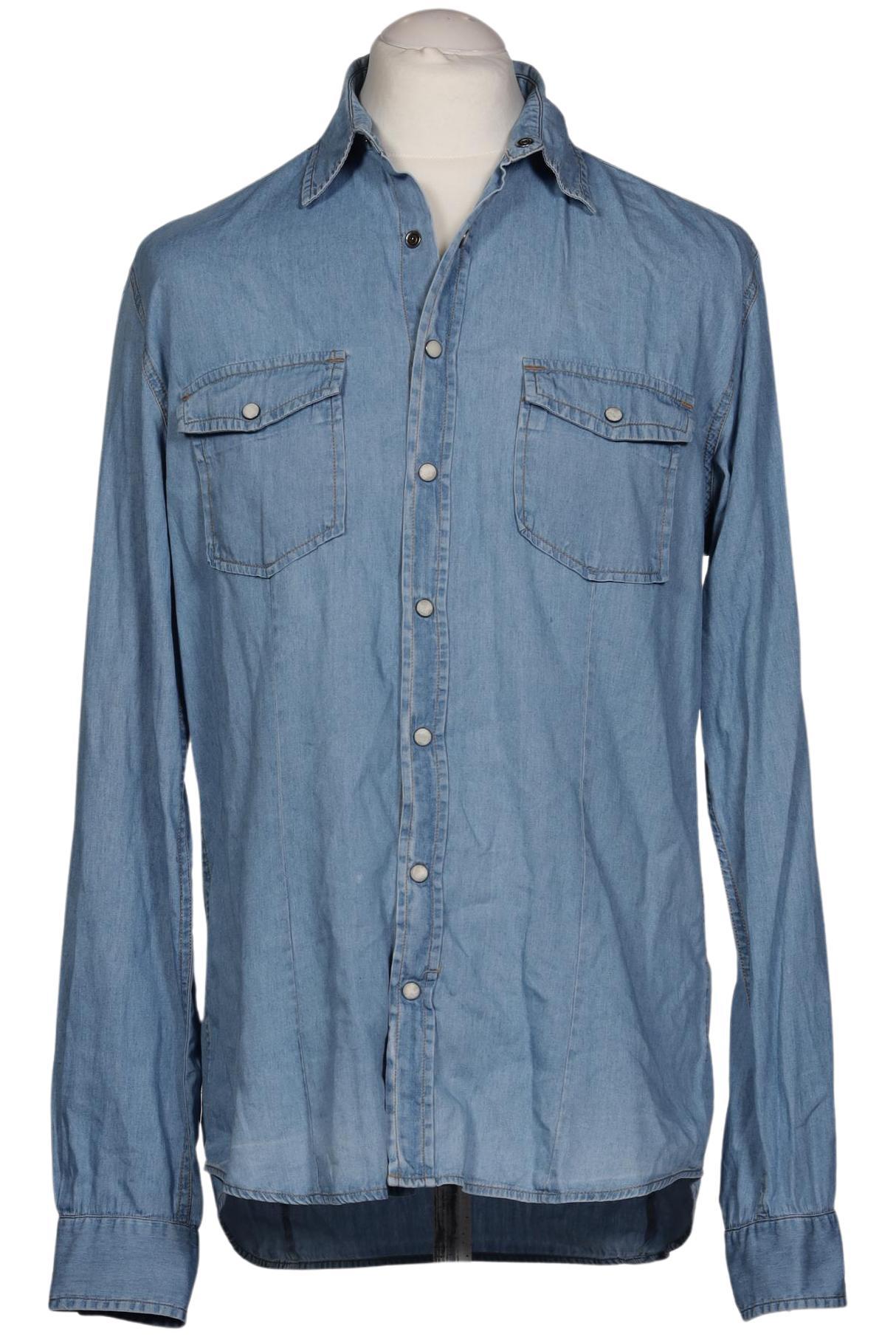 

Mango MAN Herren Hemd, blau, Gr. 52