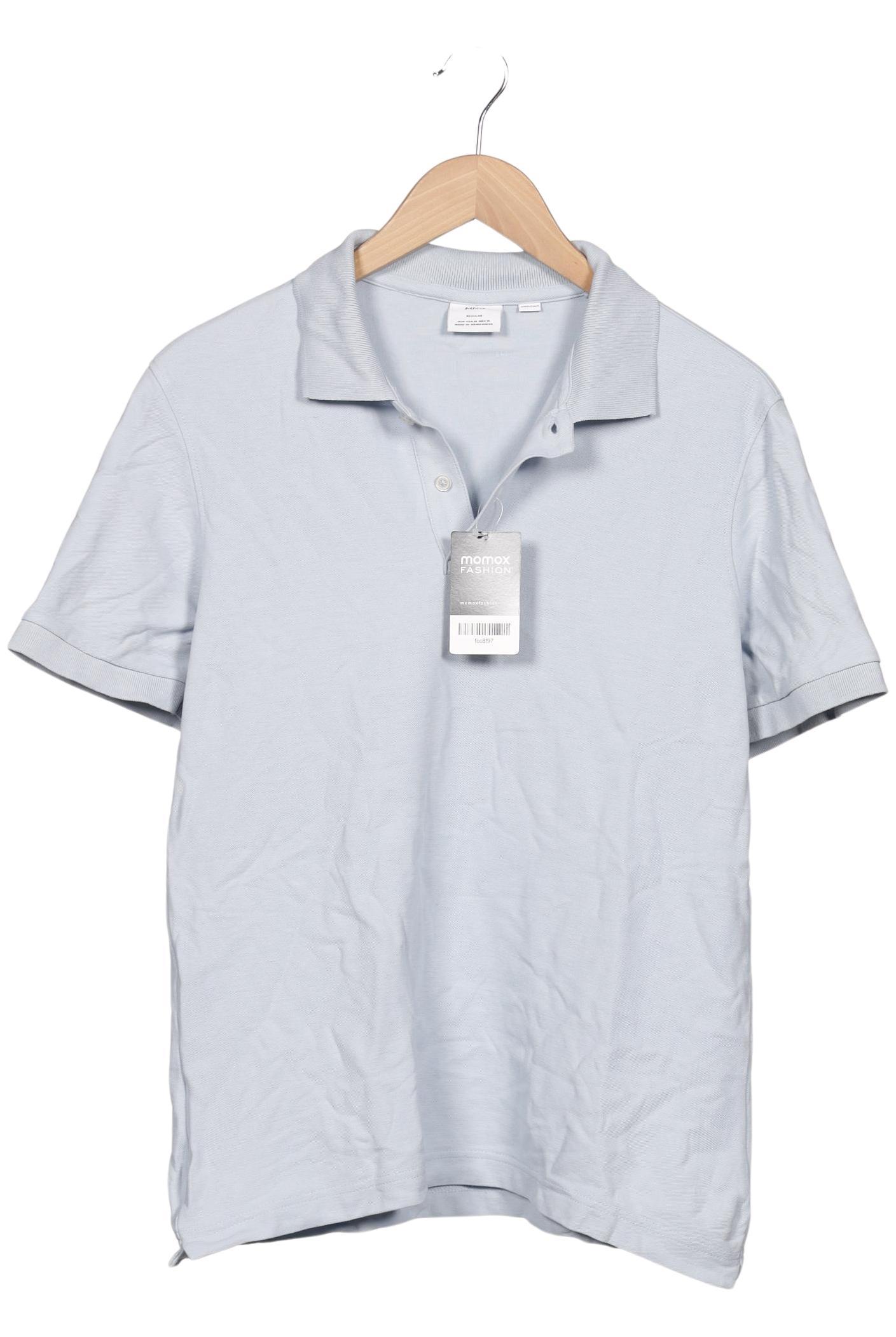 

Mango MAN Herren Poloshirt, hellblau, Gr. 48