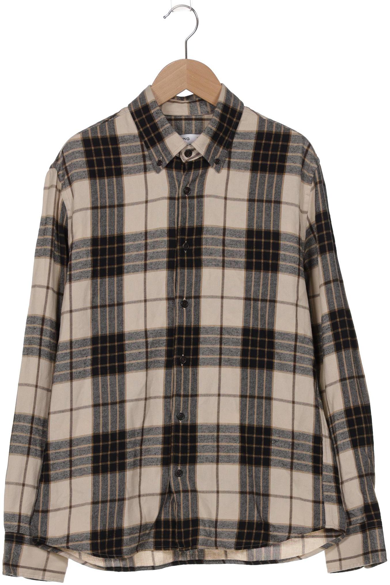 

Mango MAN Herren Hemd, beige, Gr. 44