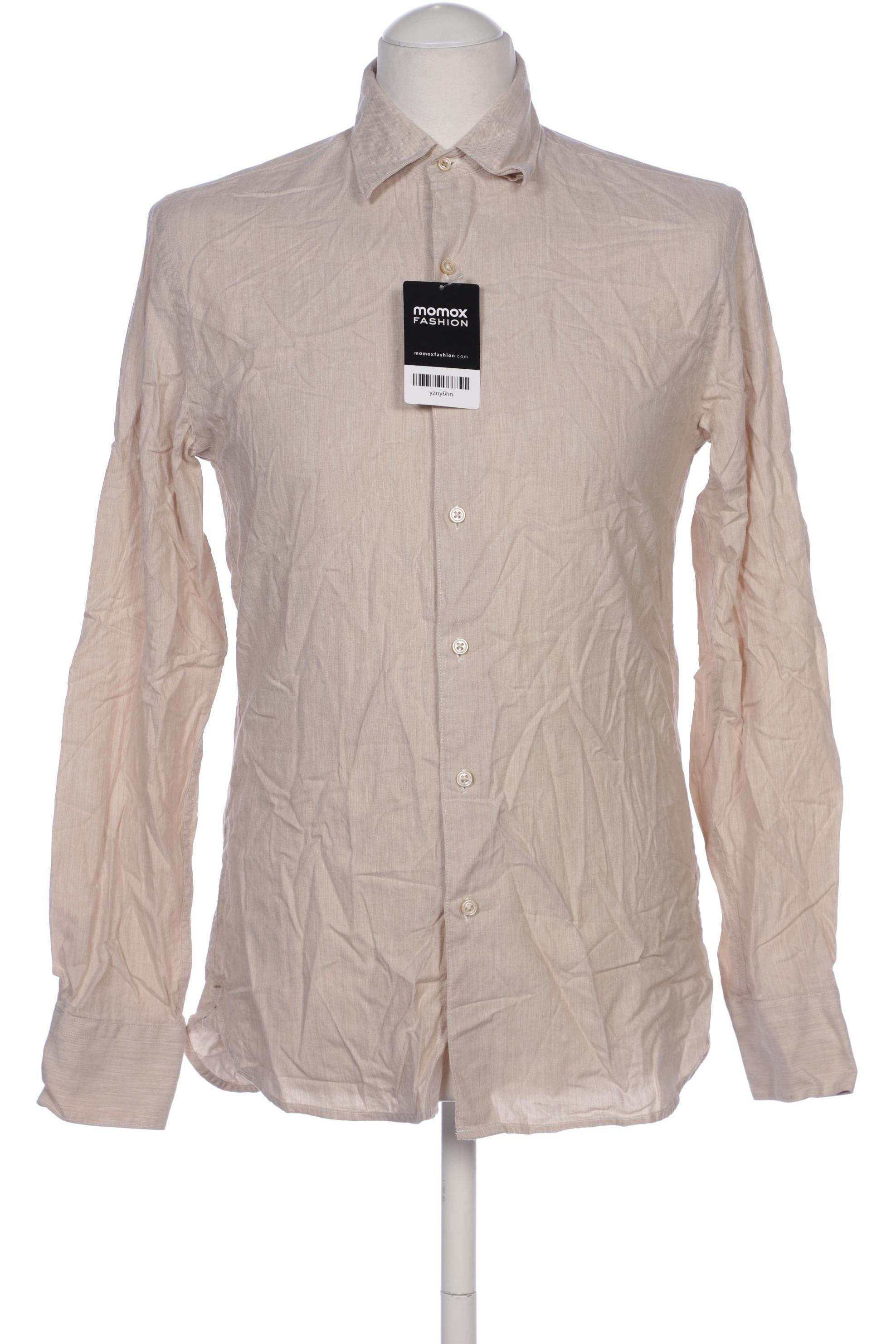 

Mango MAN Herren Hemd, beige, Gr. 46