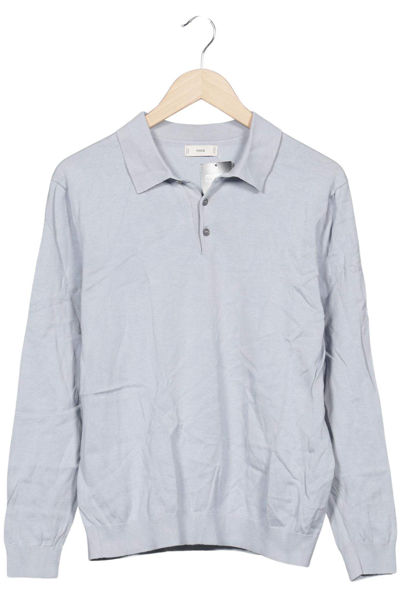

Mango MAN Herren Poloshirt, hellblau, Gr. 52