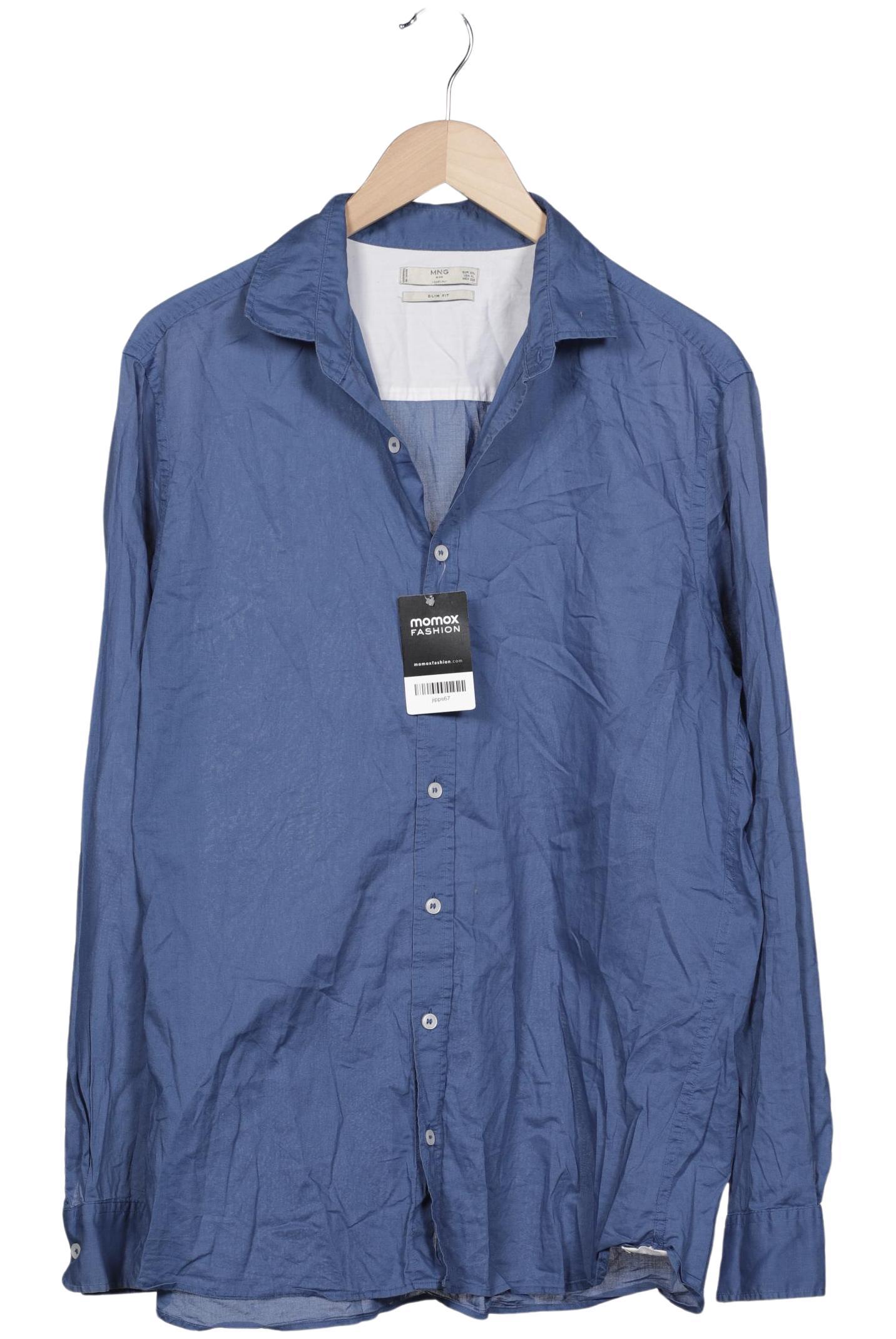 

Mango MAN Herren Hemd, blau, Gr. 56