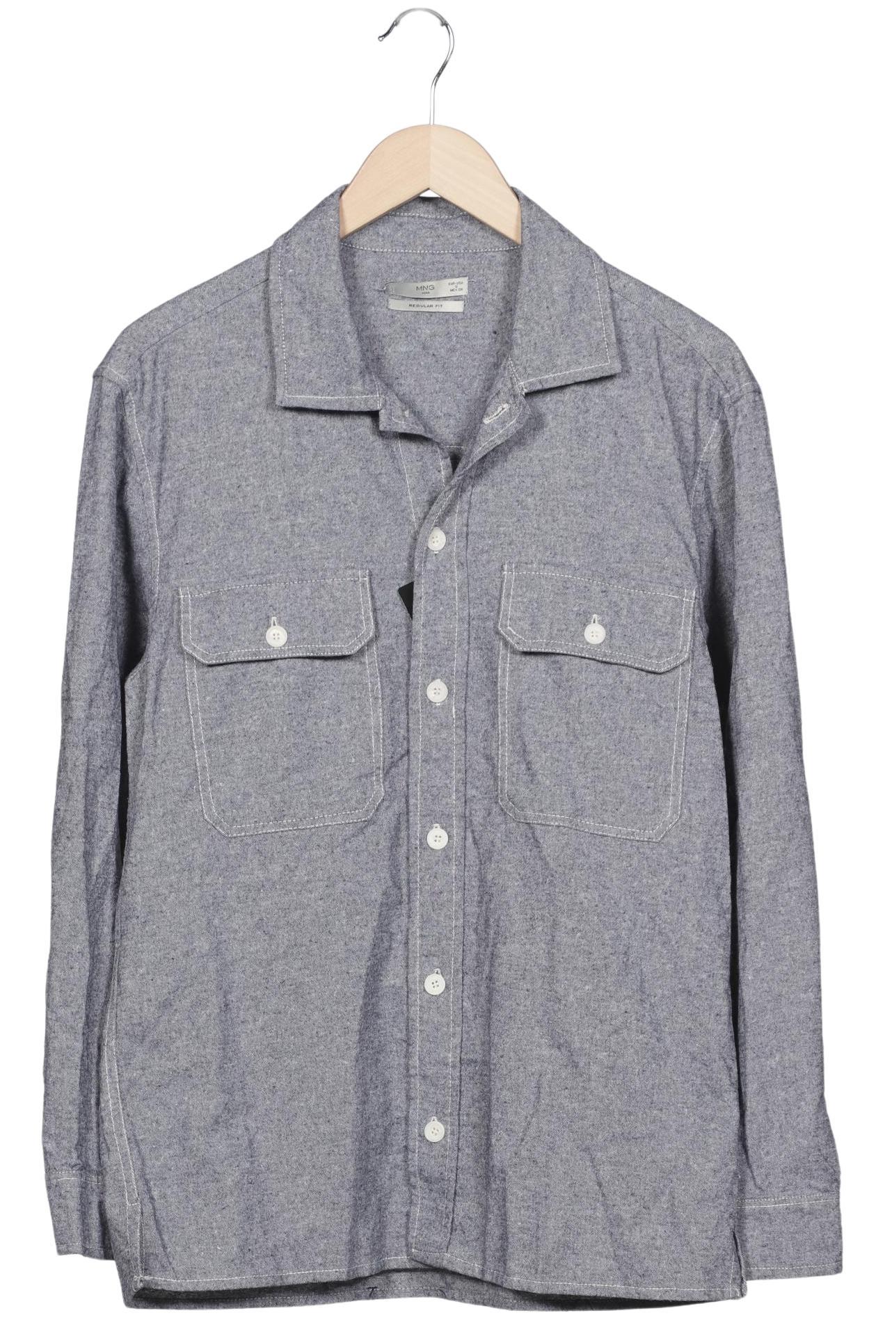 

Mango MAN Herren Hemd, blau, Gr. 46