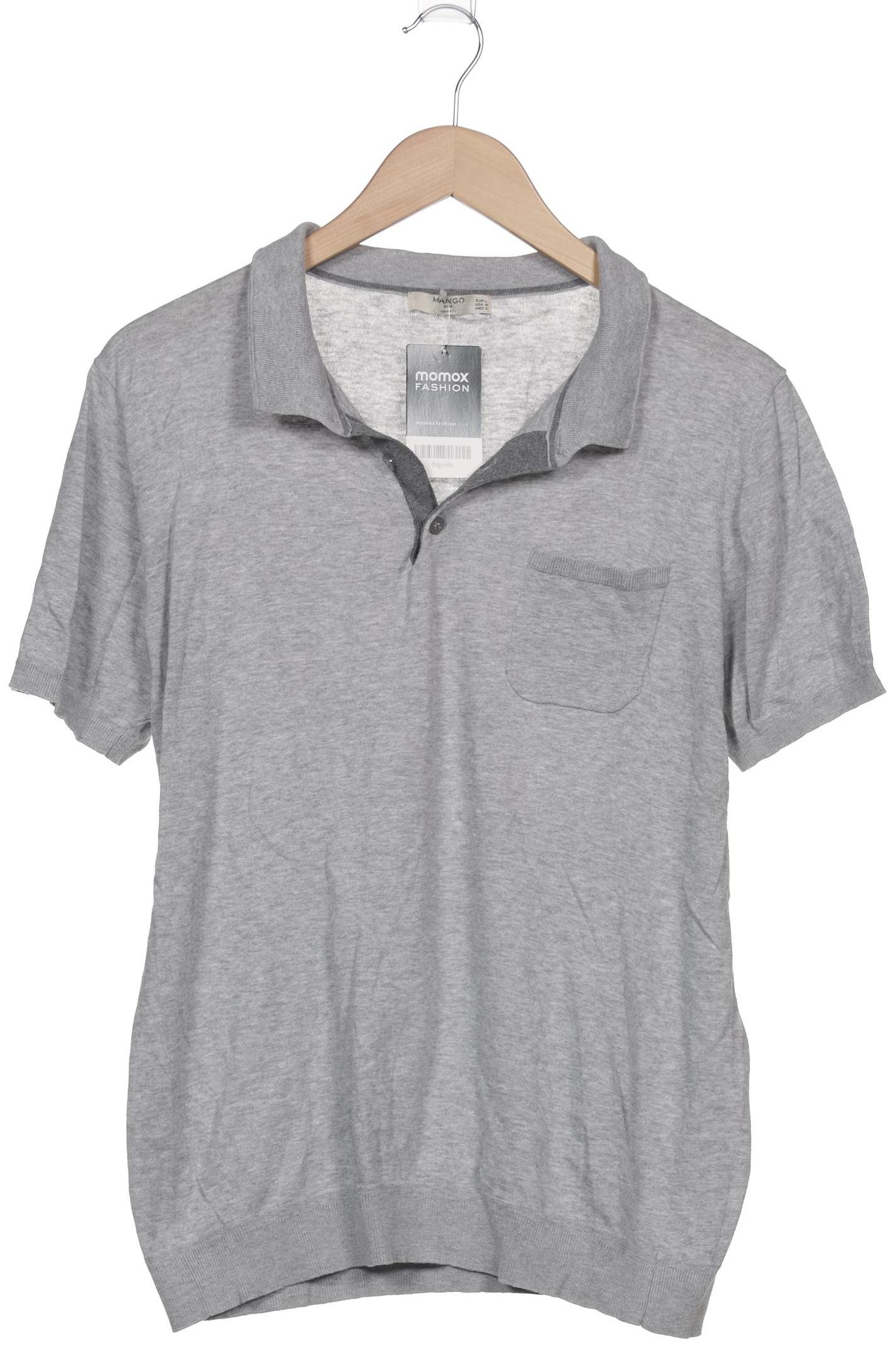 

Mango MAN Herren Poloshirt, grau, Gr. 52