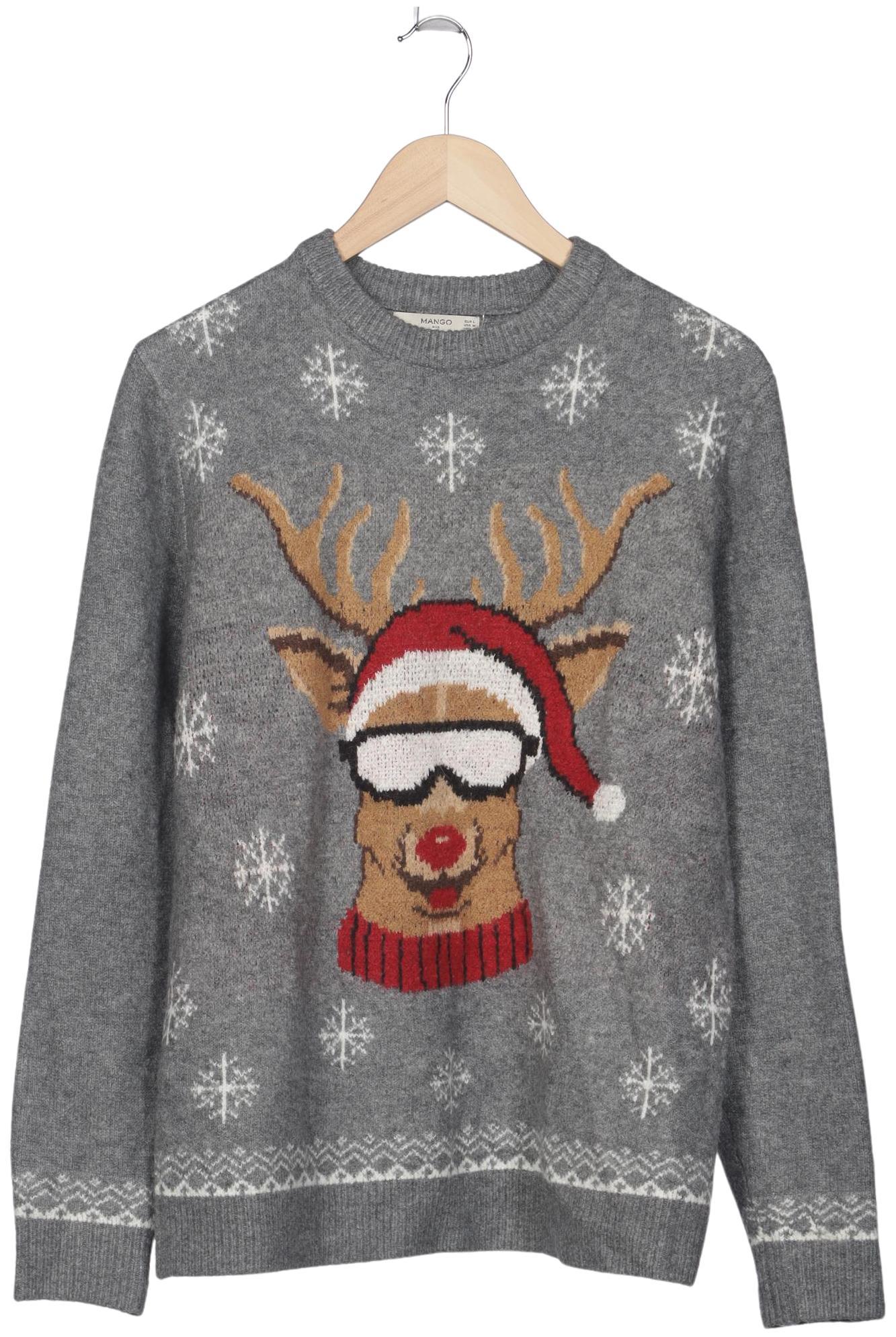 

Mango MAN Herren Pullover, grau, Gr. 52