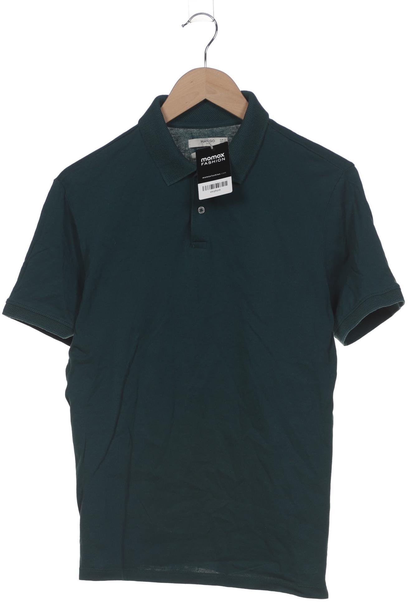

Mango MAN Herren Poloshirt, türkis, Gr. 46