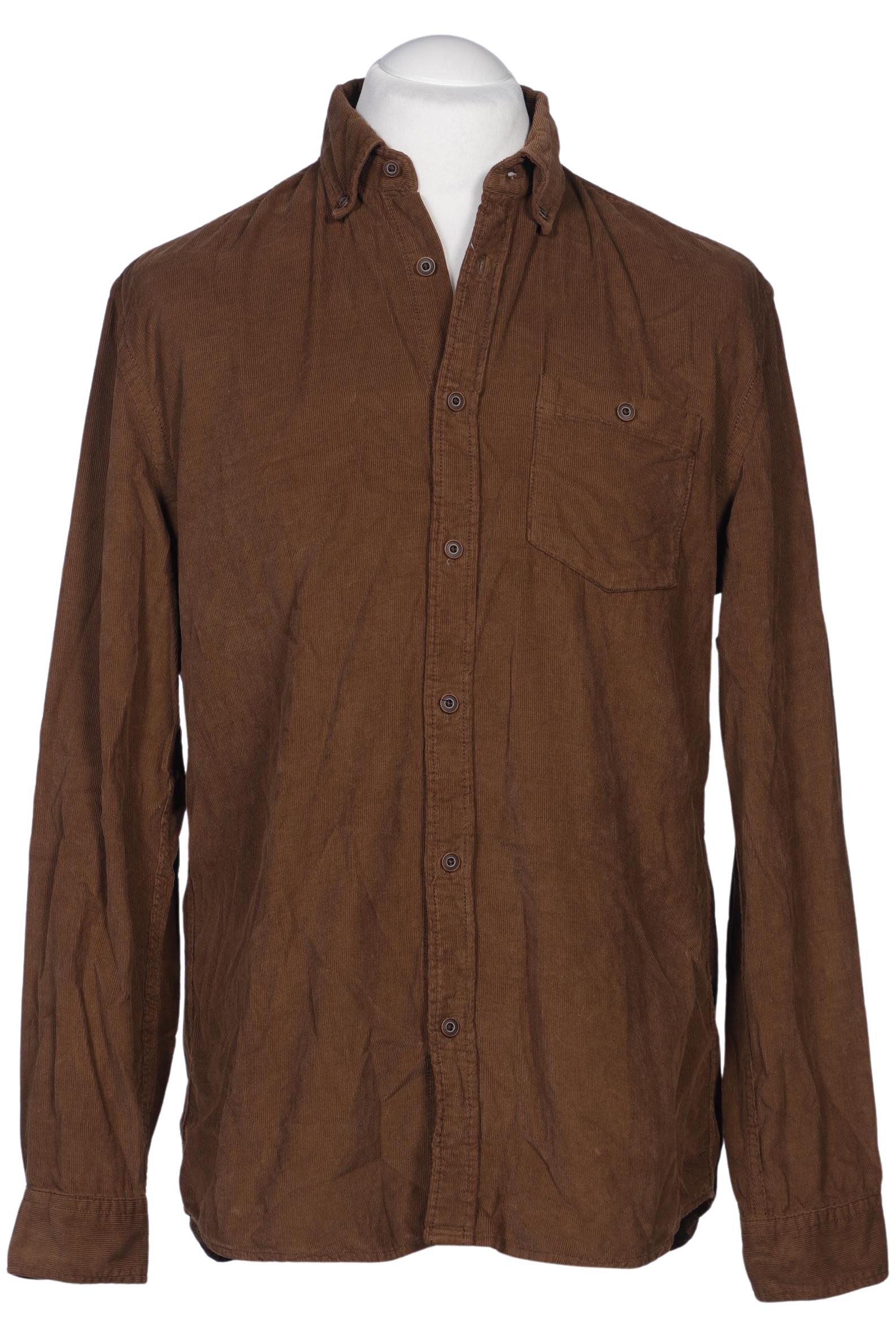 

Mango MAN Herren Hemd, braun, Gr. 48