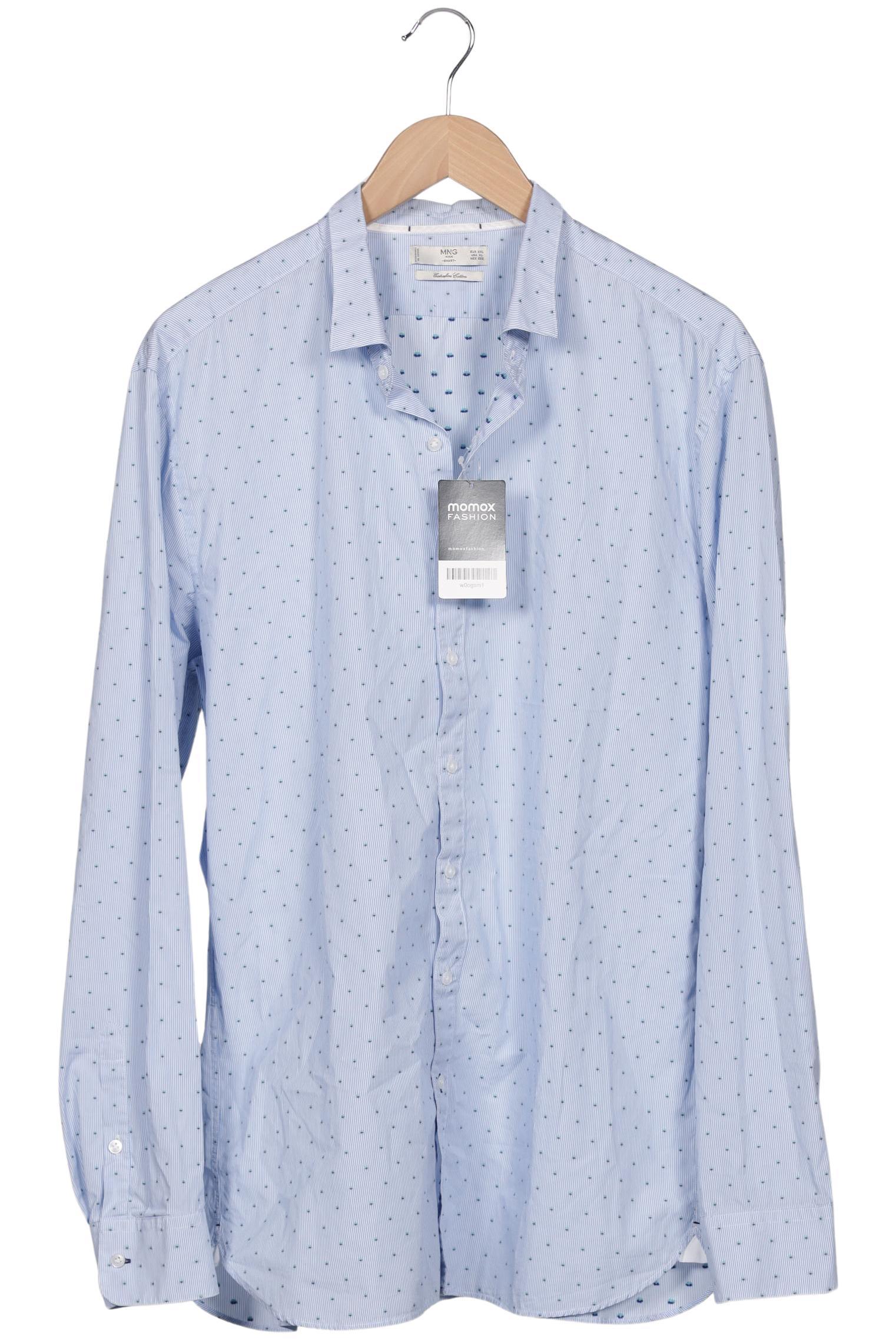 

Mango MAN Herren Hemd, hellblau, Gr. 56