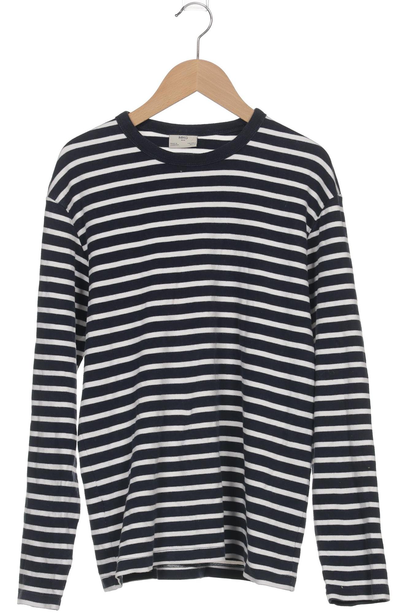 

Mango MAN Herren Langarmshirt, marineblau, Gr. 46