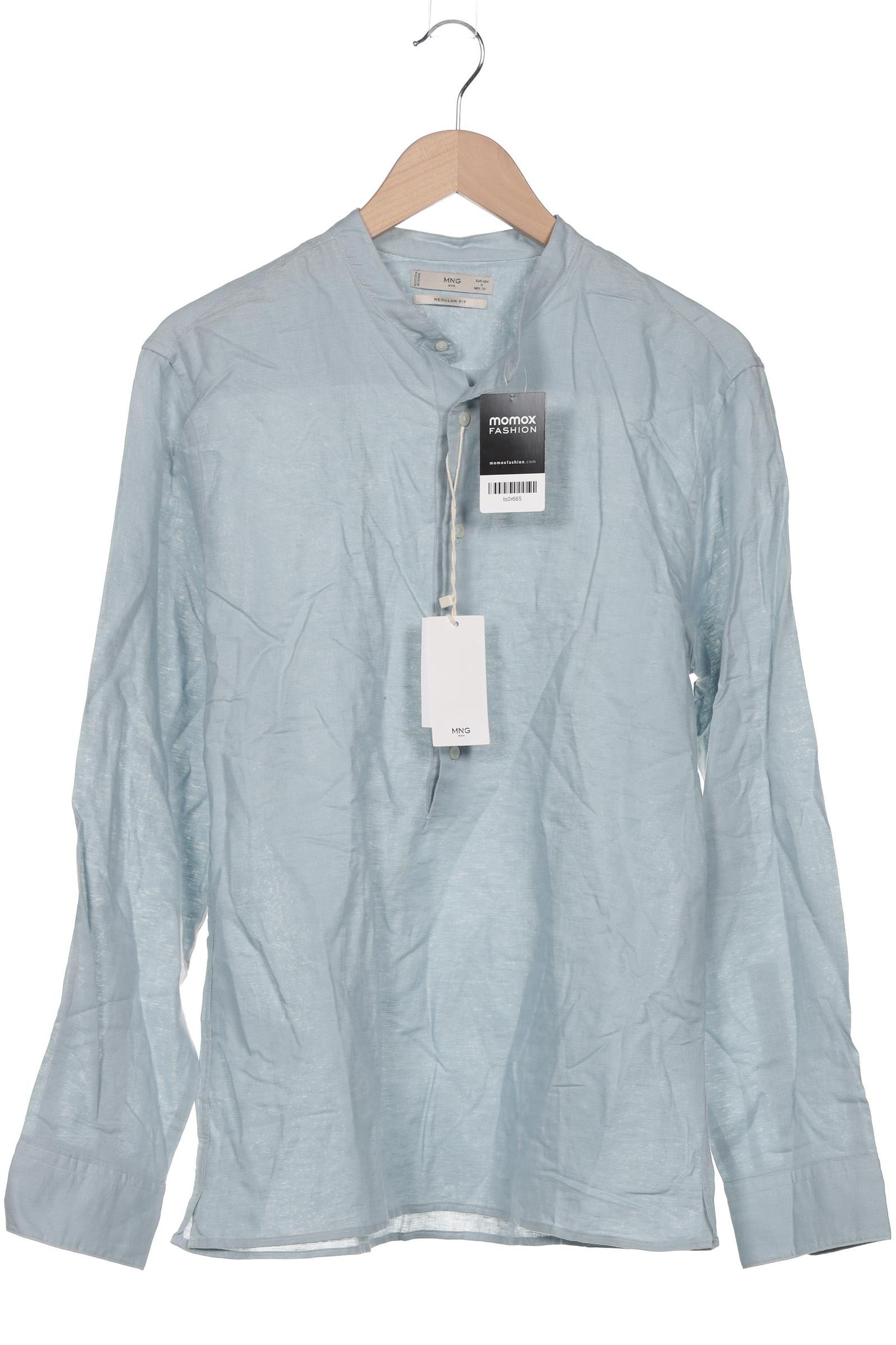 

Mango MAN Herren Hemd, blau, Gr. 46