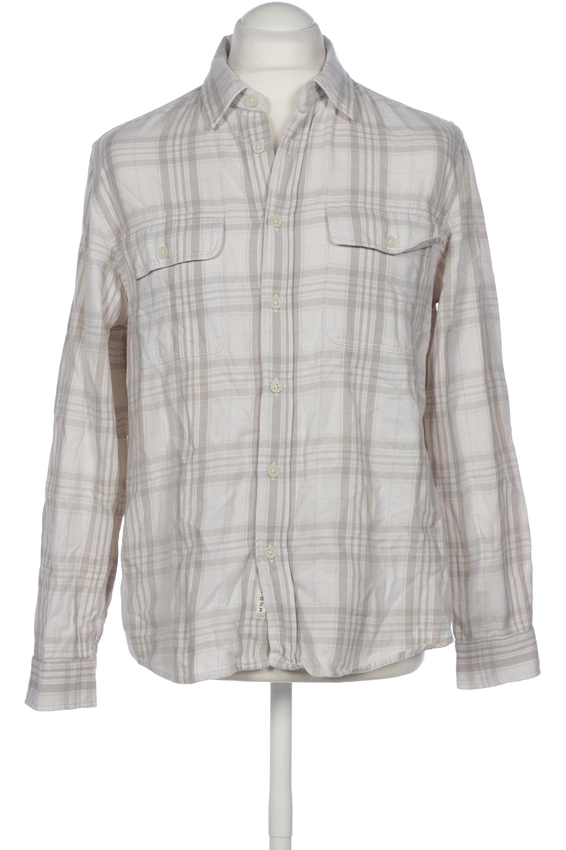

Mango MAN Herren Hemd, cremeweiß, Gr. 48