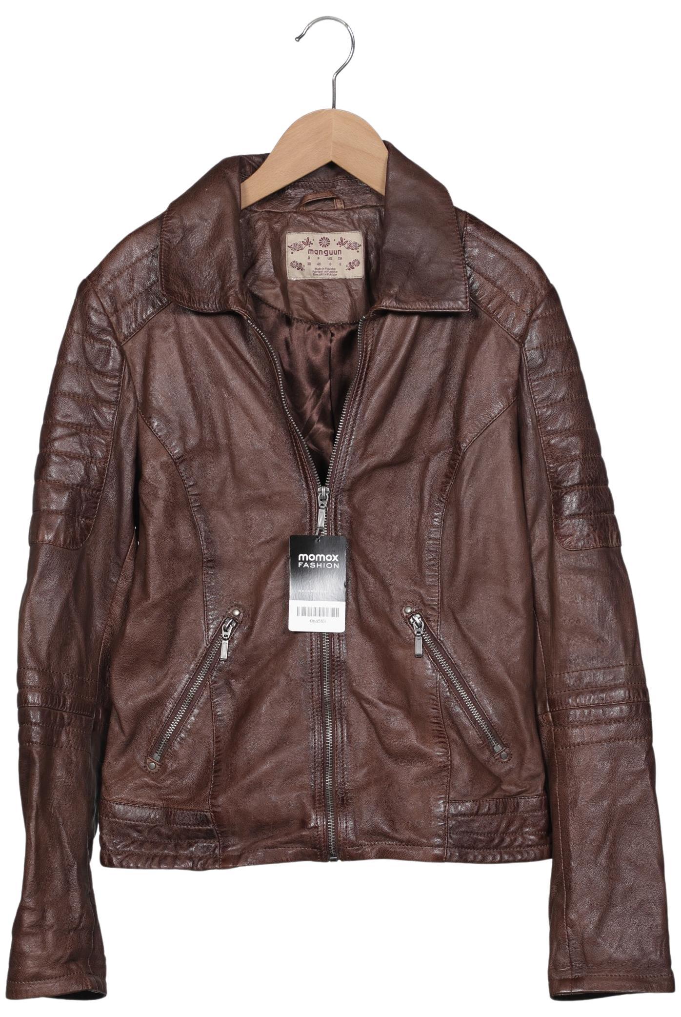

Manguun Damen Jacke, braun, Gr. 38