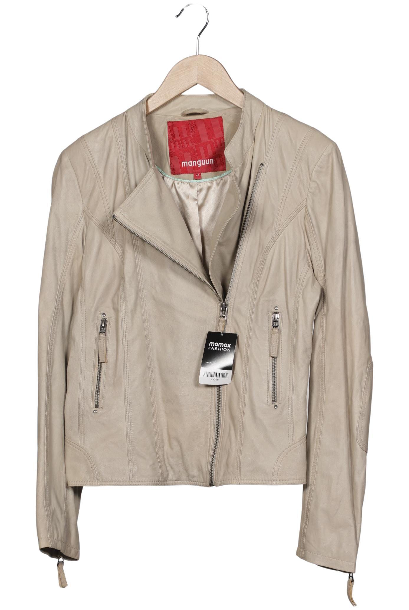 

Manguun Damen Jacke, beige, Gr. 40