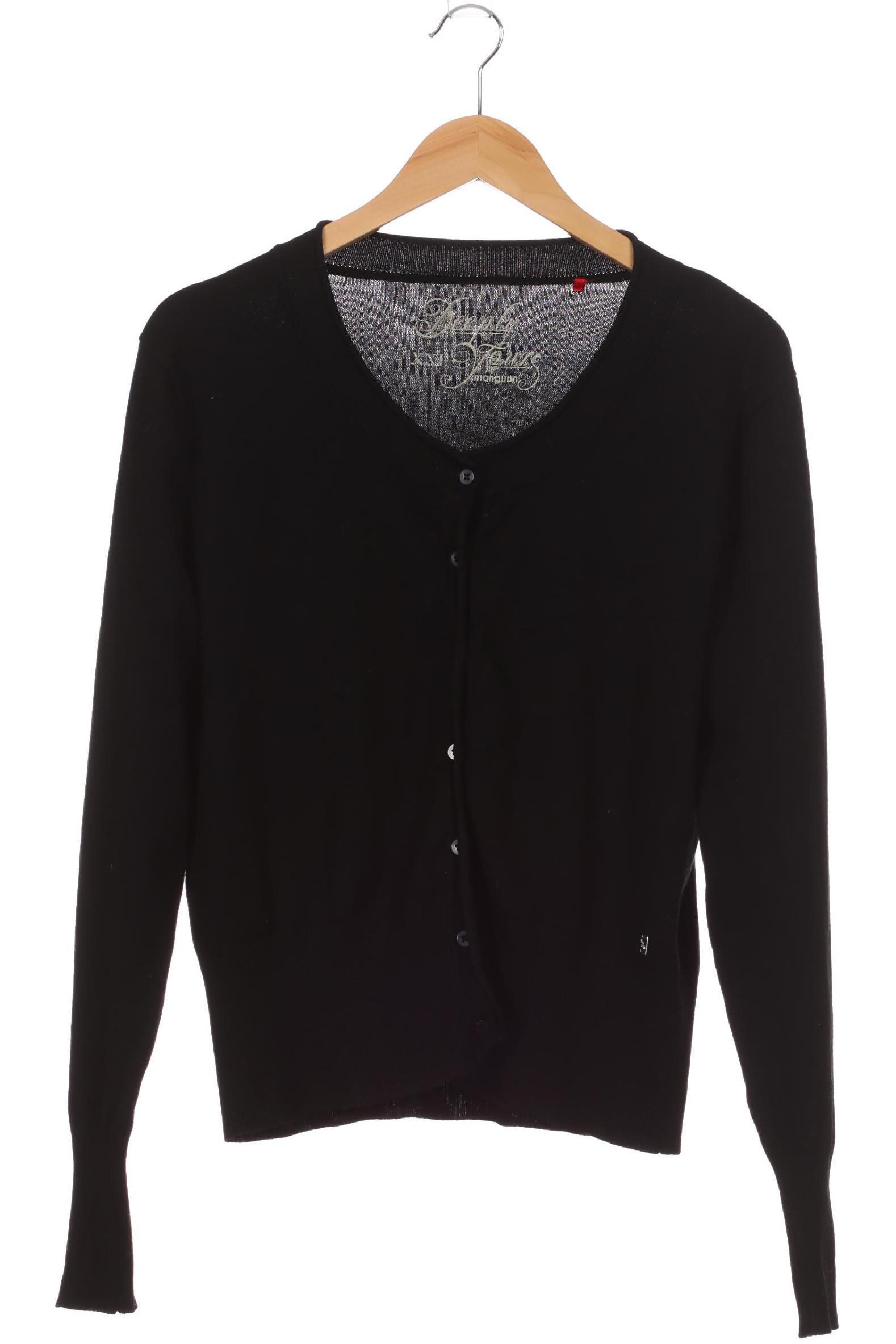 

Manguun Damen Strickjacke, schwarz, Gr.