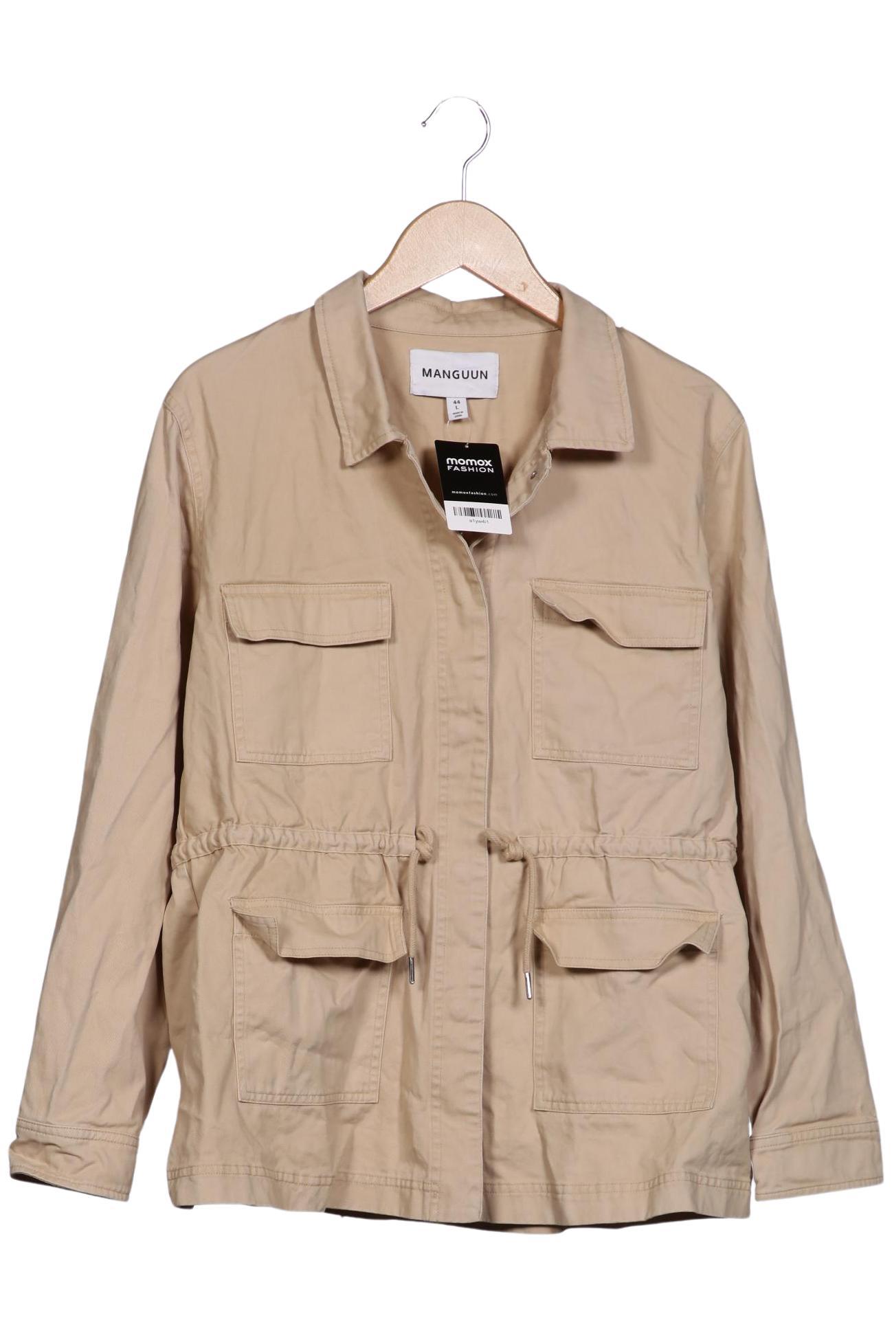 

Manguun Damen Jacke, beige, Gr. 44