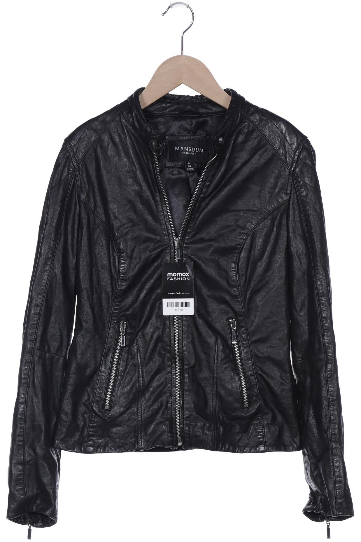 

Manguun Damen Jacke, schwarz, Gr. 34