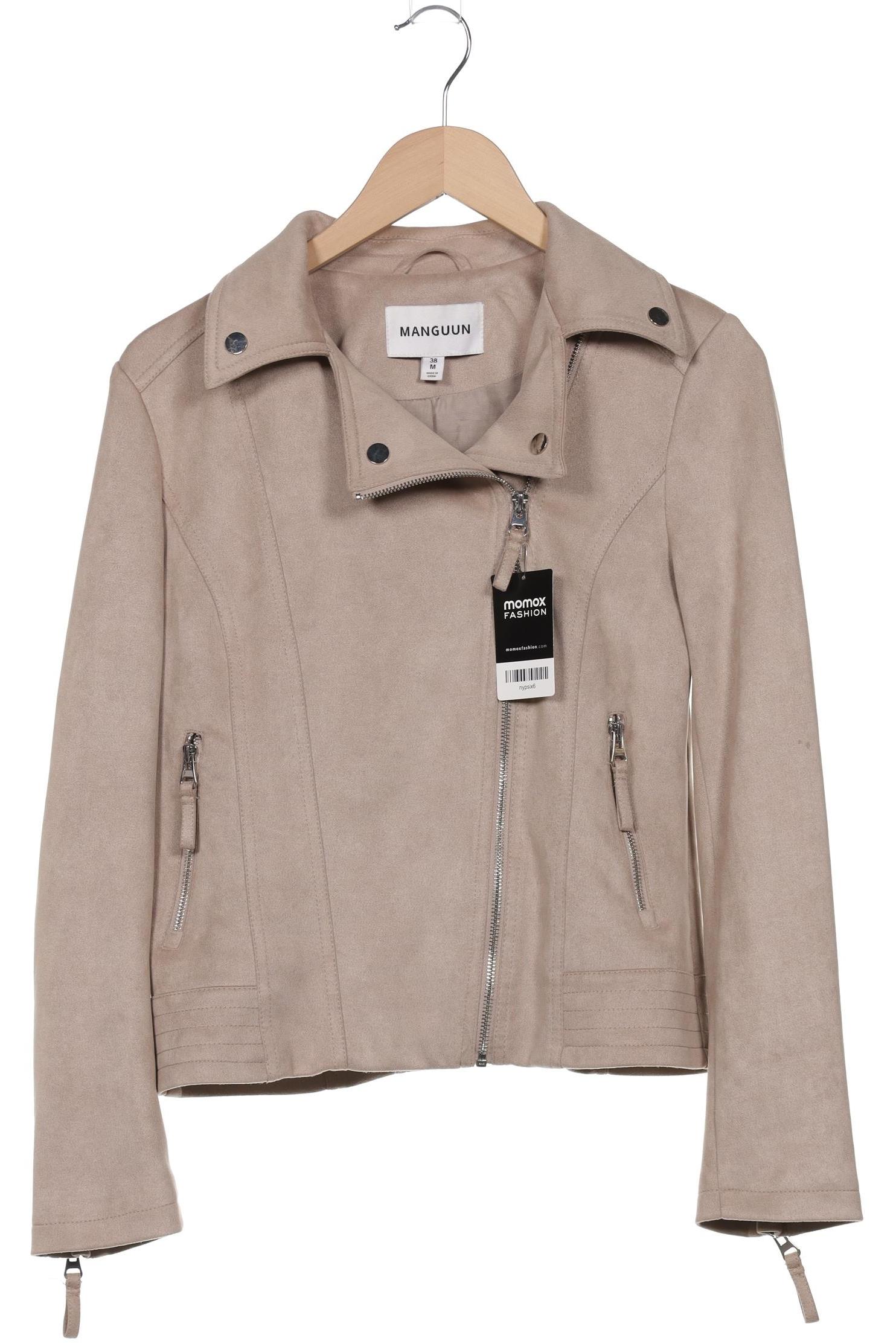 

Manguun Damen Jacke, beige, Gr. 38