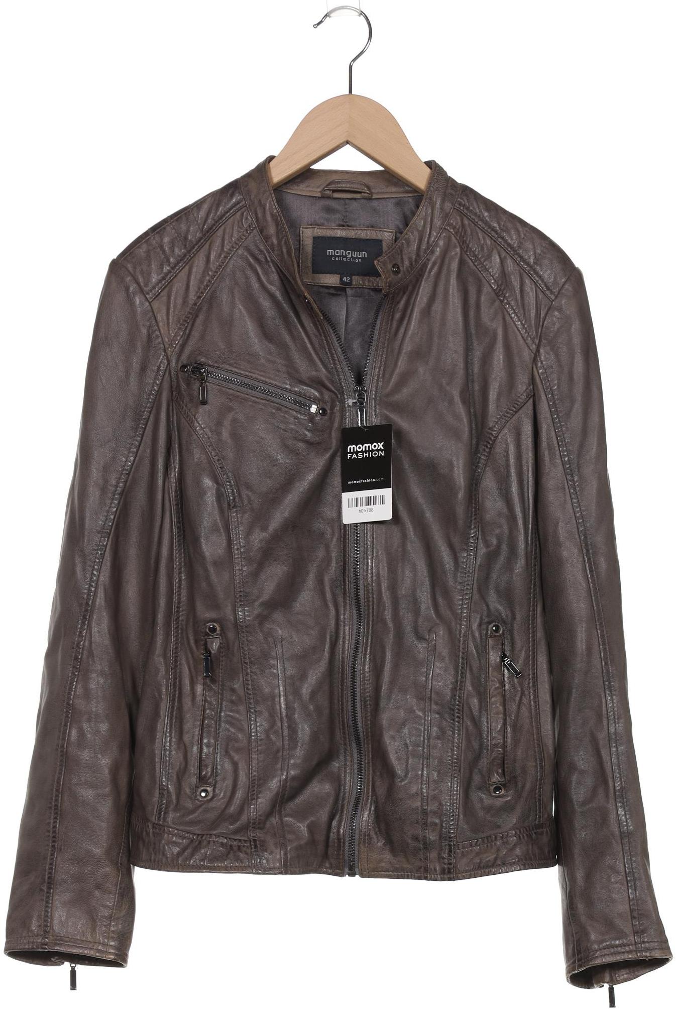 

Manguun Damen Jacke, braun, Gr. 42